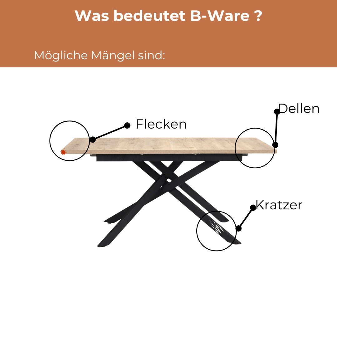 Günstige B-Ware Tische – Hochwertige Tische zu Top-Preisen - B&D home