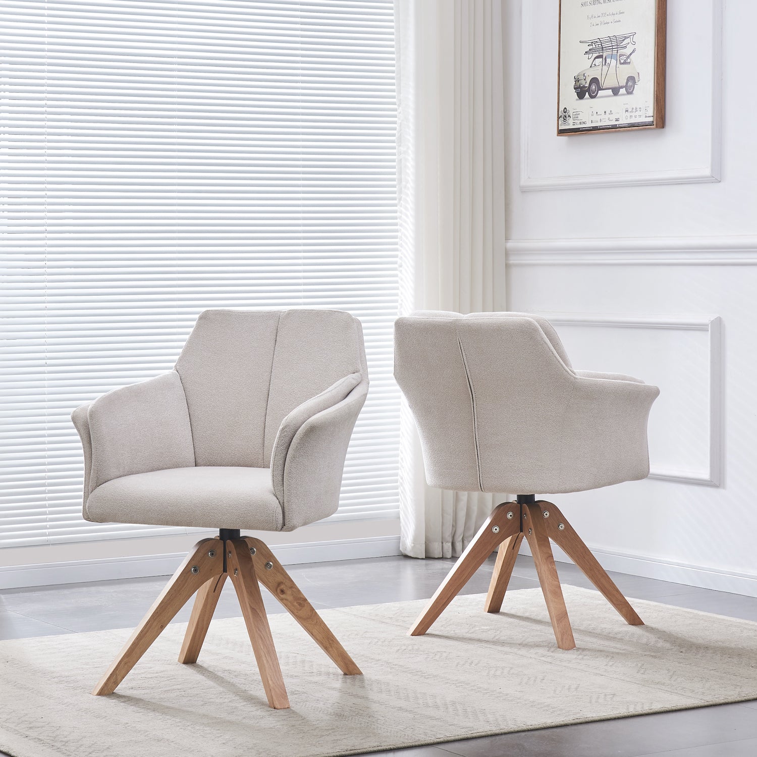 Rustikale Stühle und Sitzbänke mit Holzbeinen – Charmantes Design für Ihr Zuhause - B&D home