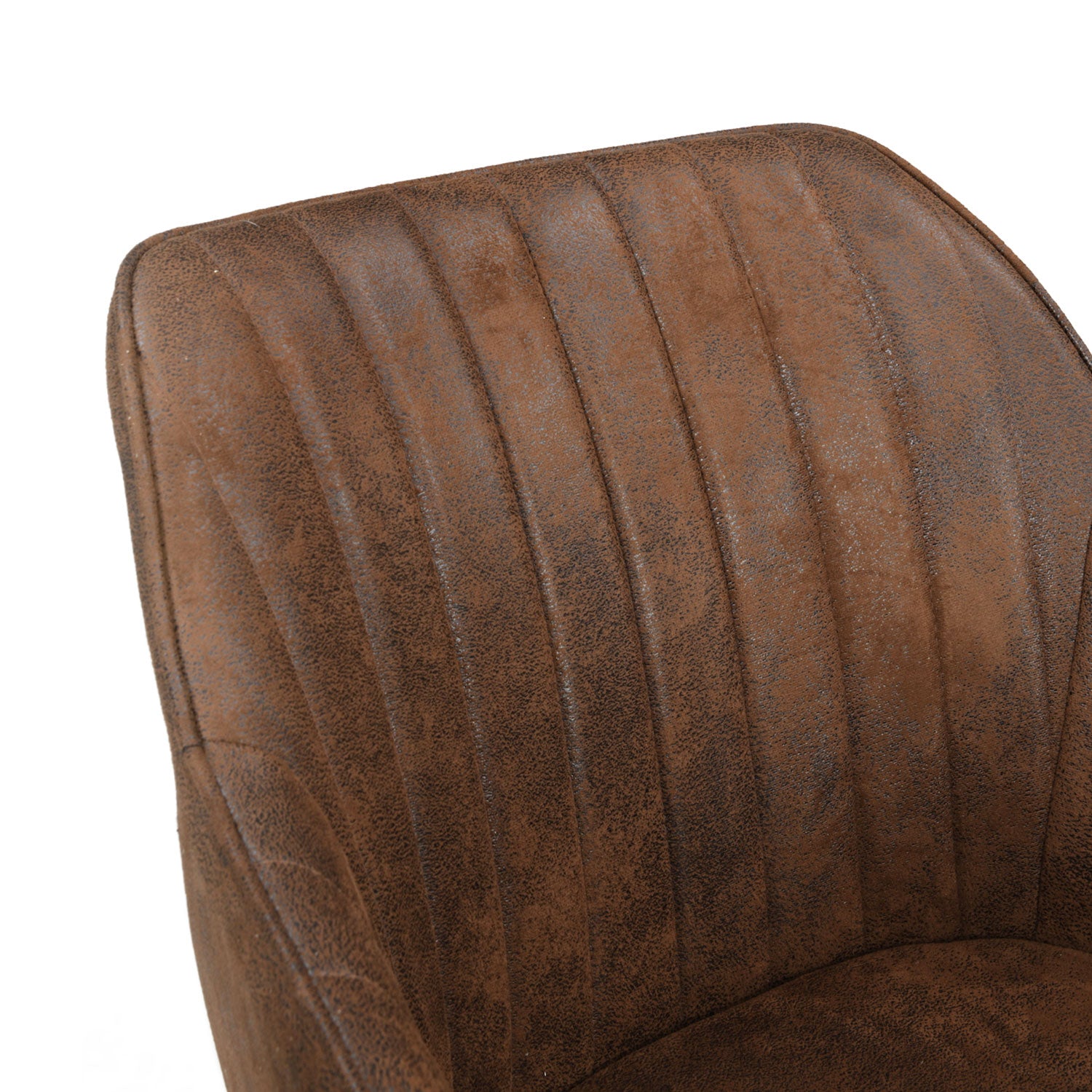 Esszimmerstuhl ARVIT – Drehbarer Stuhl mit Armlehnen & Cord oder Wildlederoptik | B&D home