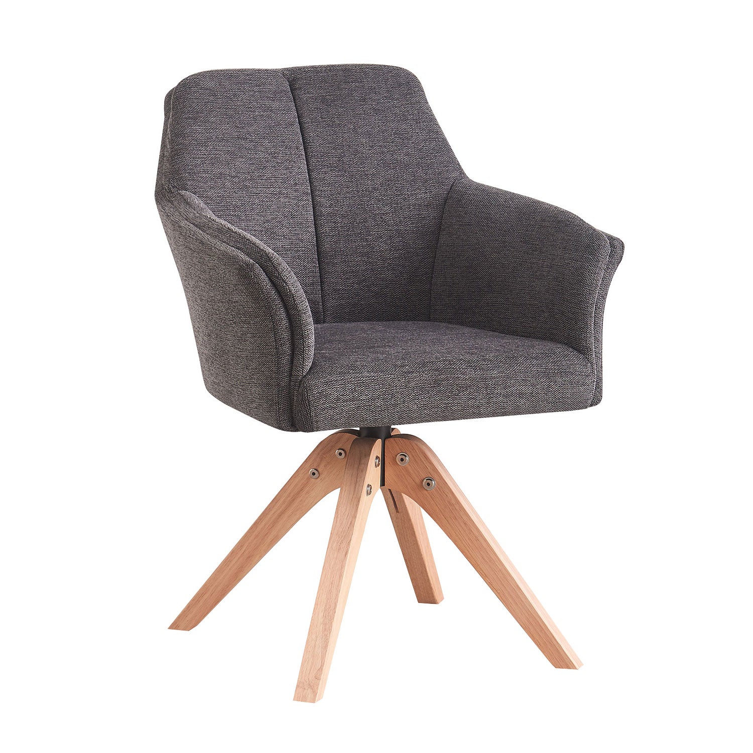 B-Ware Esszimmerstuhl DAISY, Anthrazit | komfortabel & stilvoll | B&D home