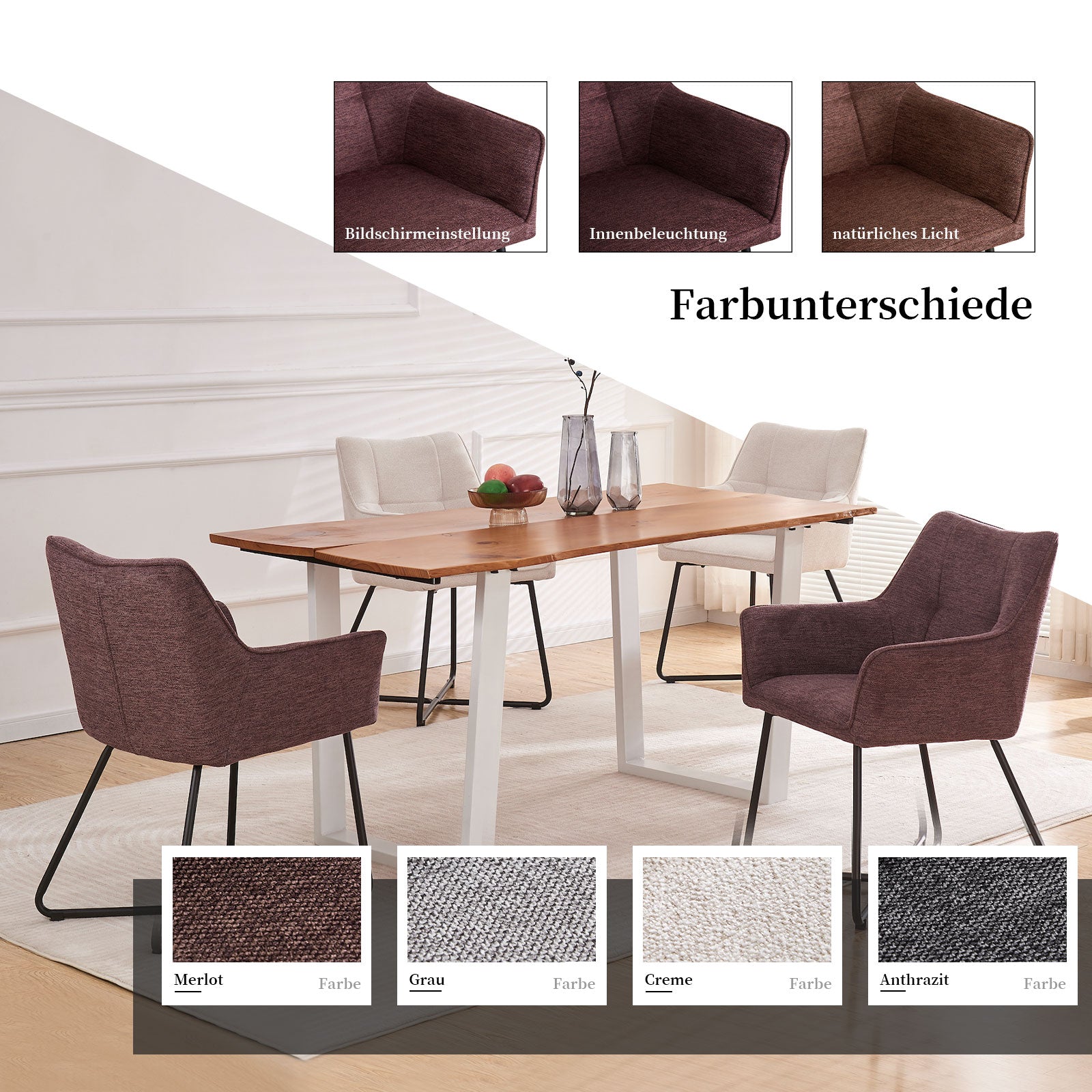 Dining chair BREIGHT (set of 2, 2 pieces)