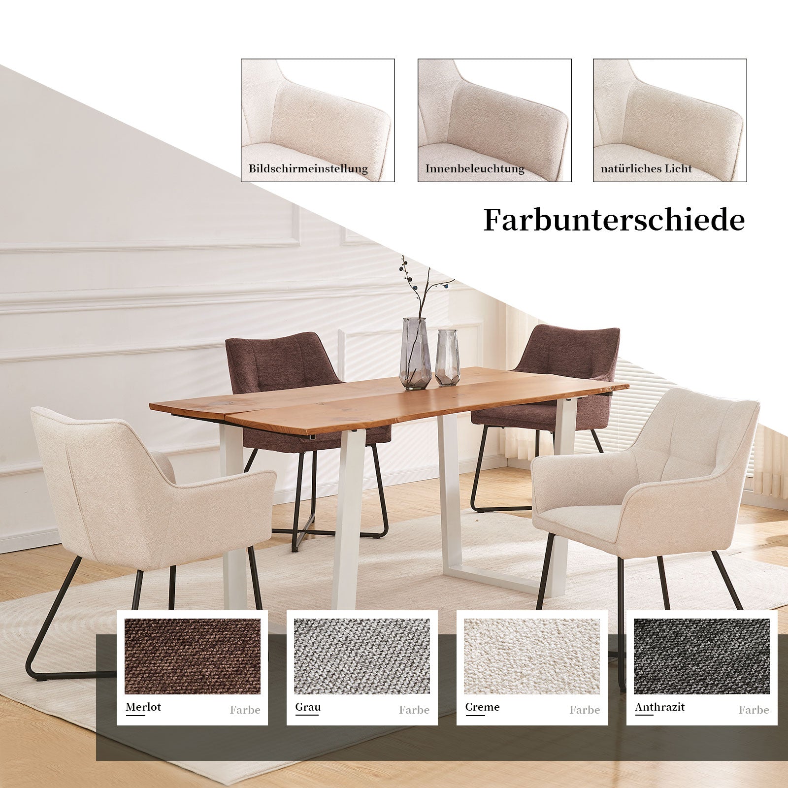 Dining chair BREIGHT (set of 2, 2 pieces)