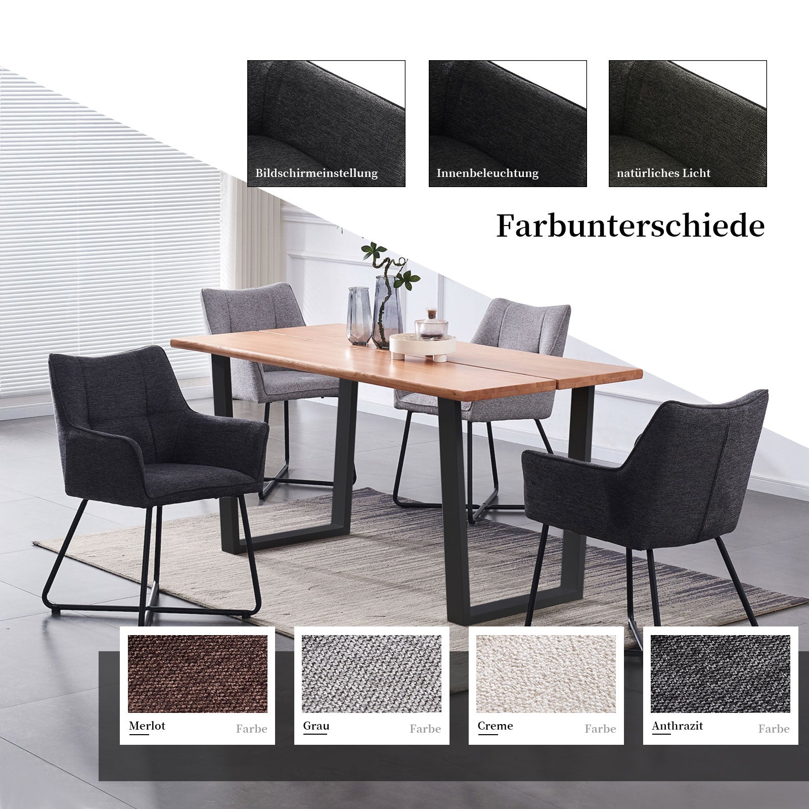 Dining chair BREIGHT (set of 2, 2 pieces)