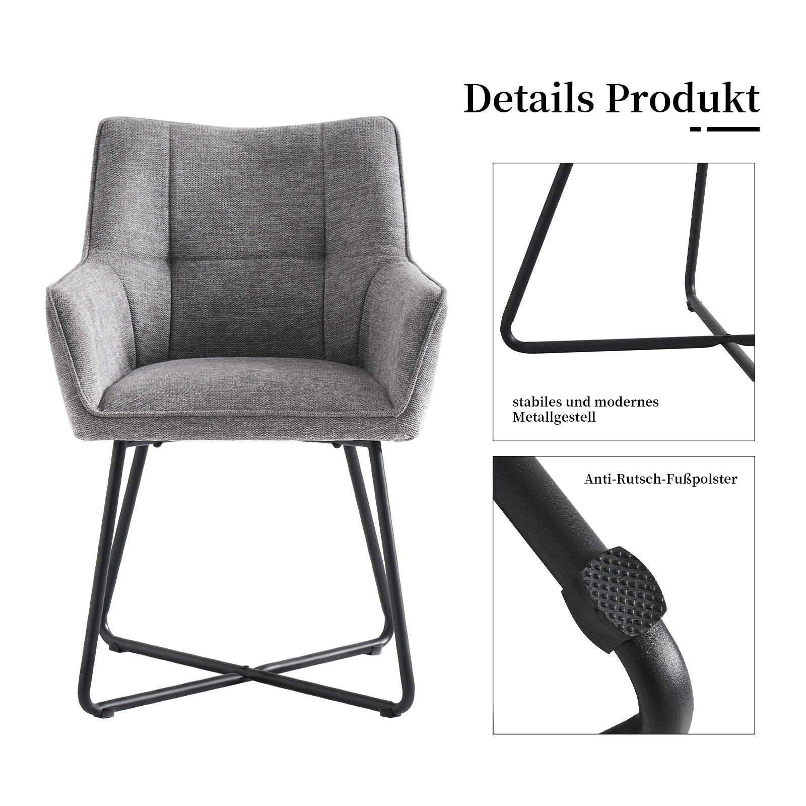 Dining chair BREIGHT (set of 2, 2 pieces)