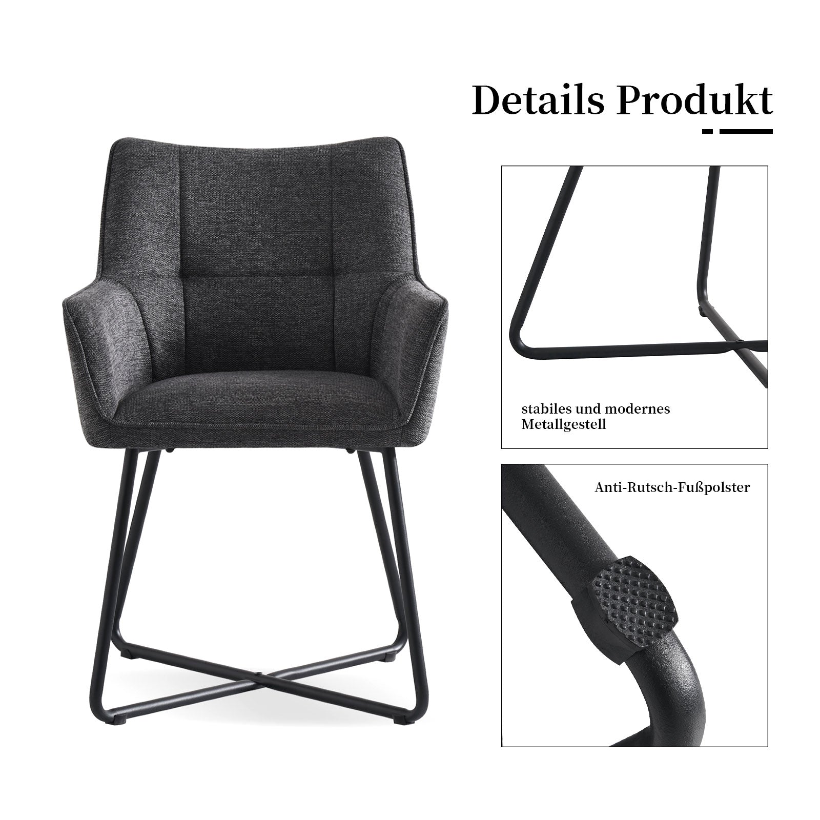 Dining chair BREIGHT (set of 2, 2 pieces)
