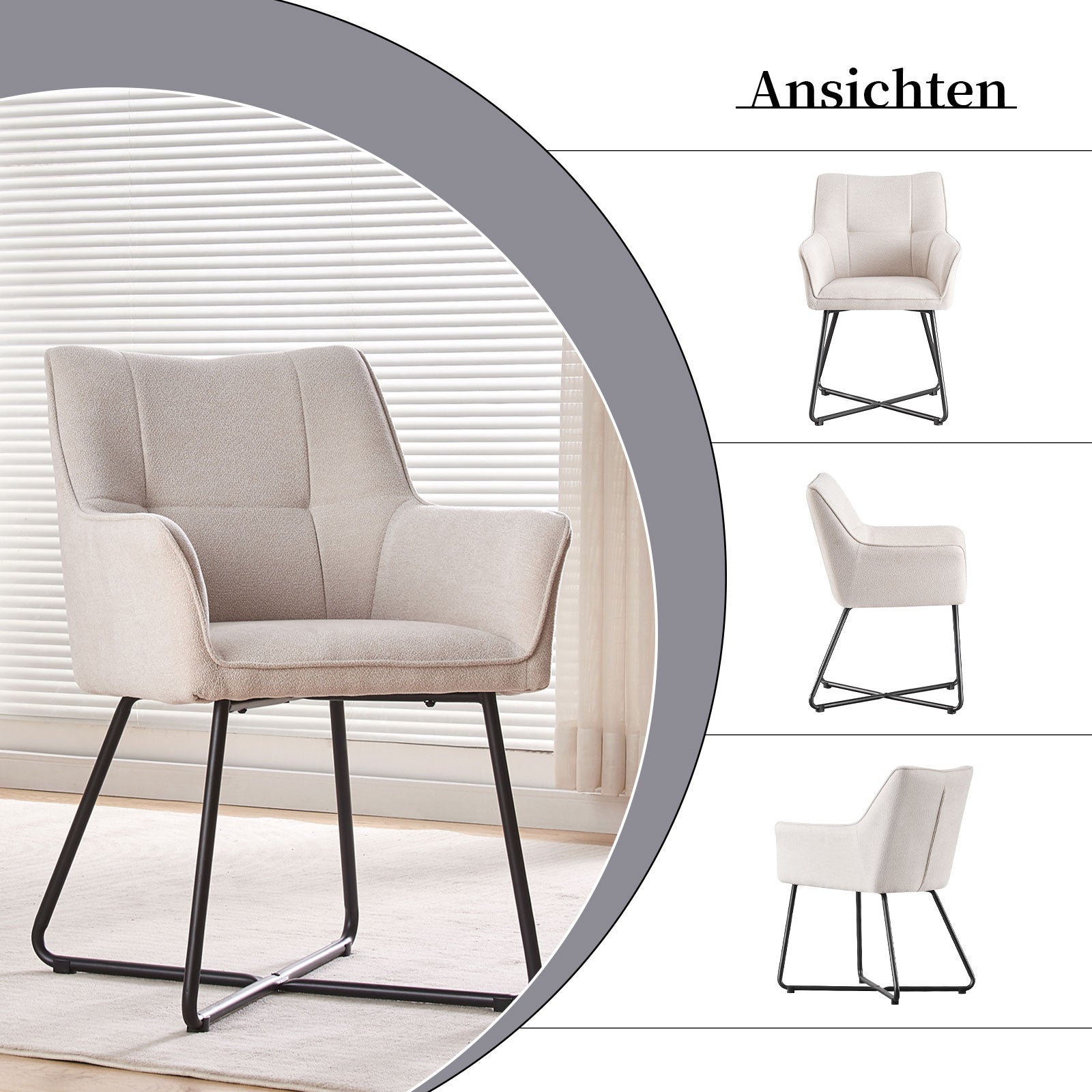 Dining chair BREIGHT (set of 2, 2 pieces)