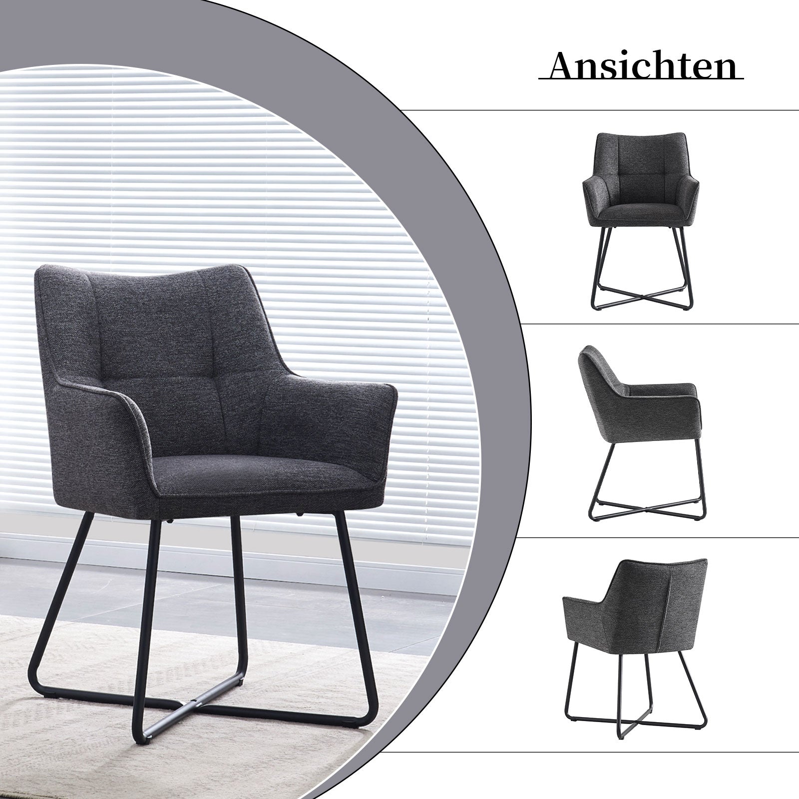 Dining chair BREIGHT (set of 2, 2 pieces)