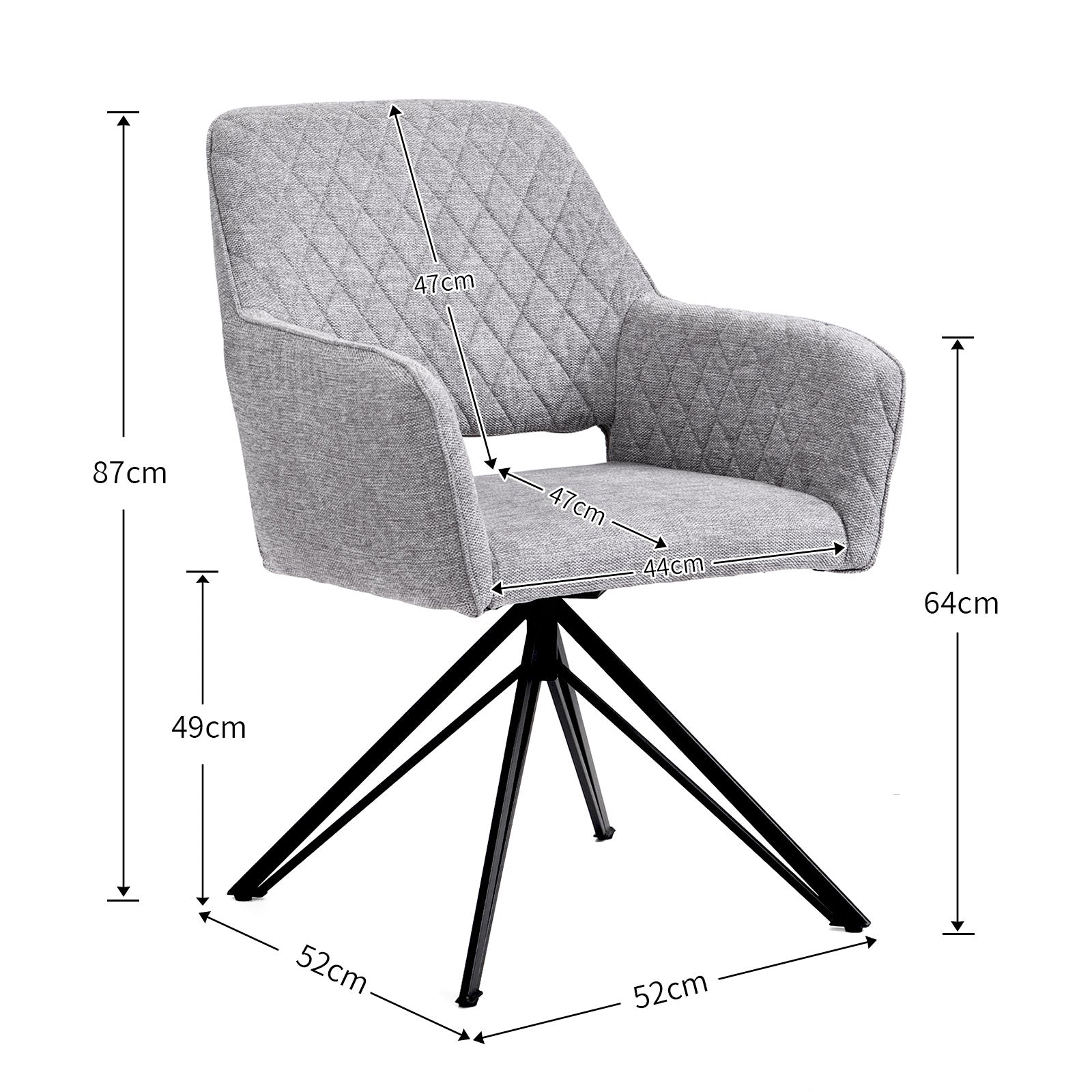 C-Ware Esszimmerstuhl JASCHA, Grau (ungeprüfte Retoure) | komfortabel & stilvoll | B&D home
