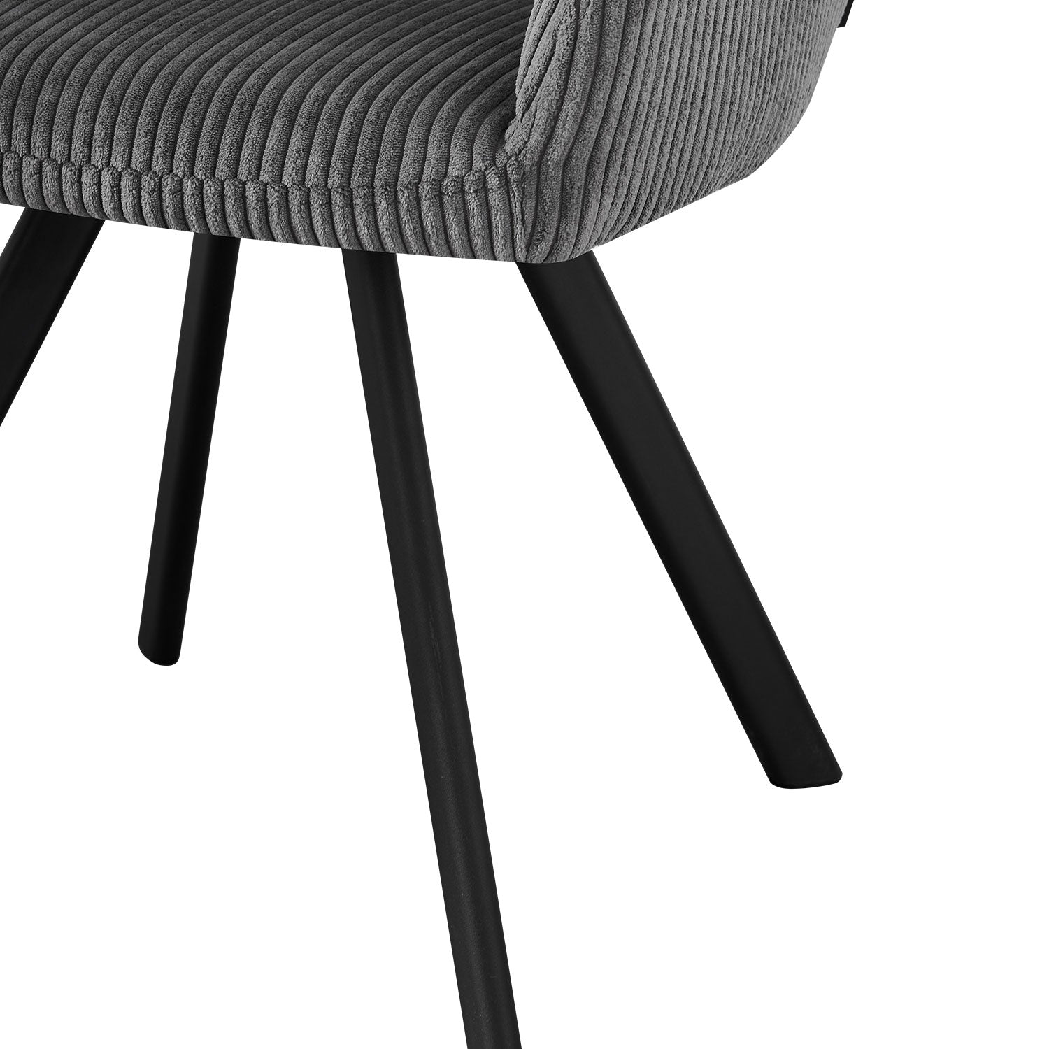 Esszimmerstühle 2er Set CYRUS – mit Armlehne & Stepppolsterung| B&D home