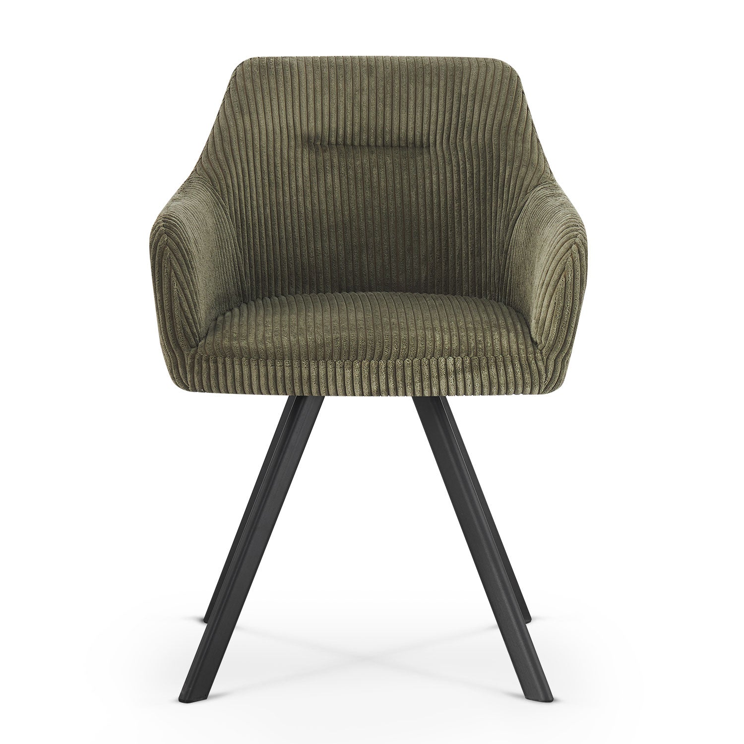 B-Ware Esszimmerstuhl CYRUS, 2er Set, Grün | komfortabel & stilvoll | B&D home
