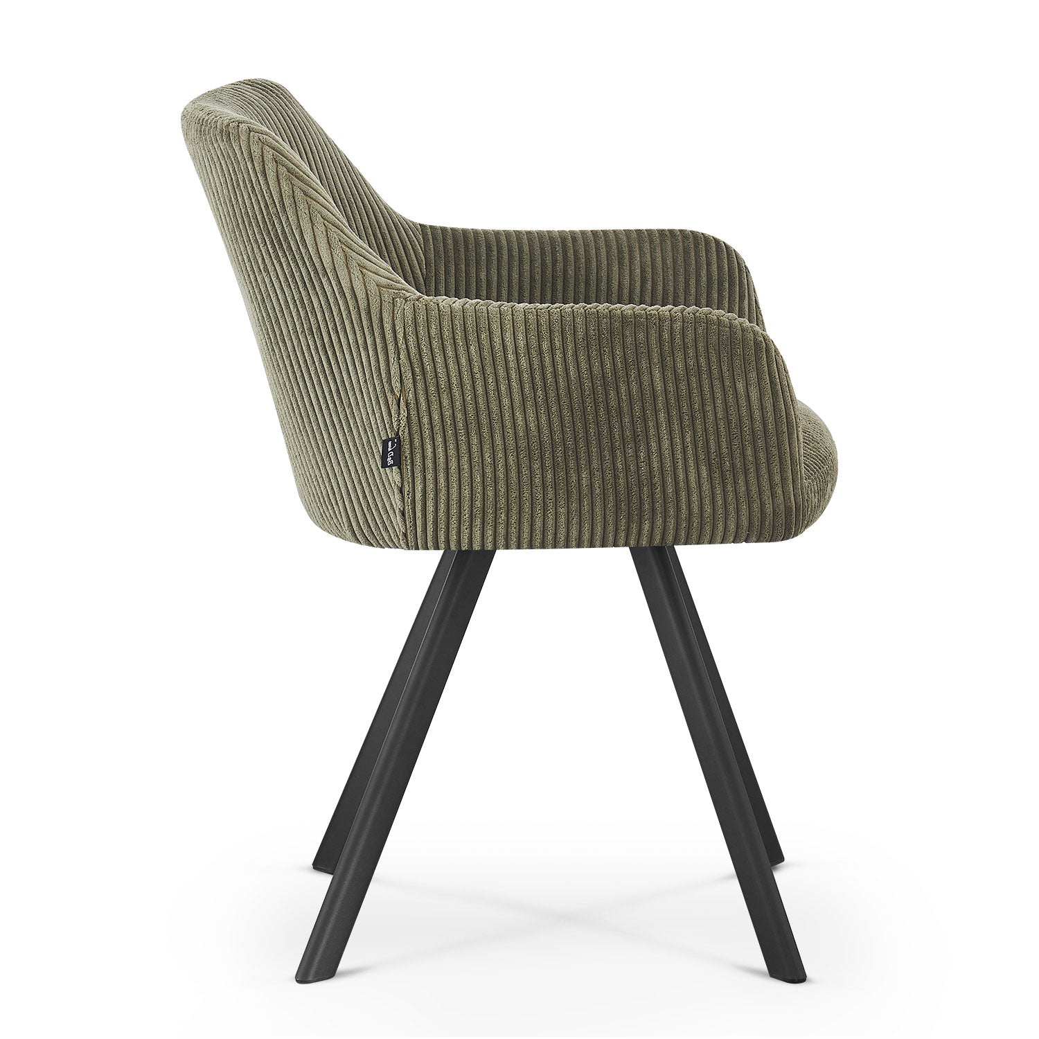 B-Ware Esszimmerstuhl CYRUS, 2er Set, Grün | komfortabel & stilvoll | B&D home