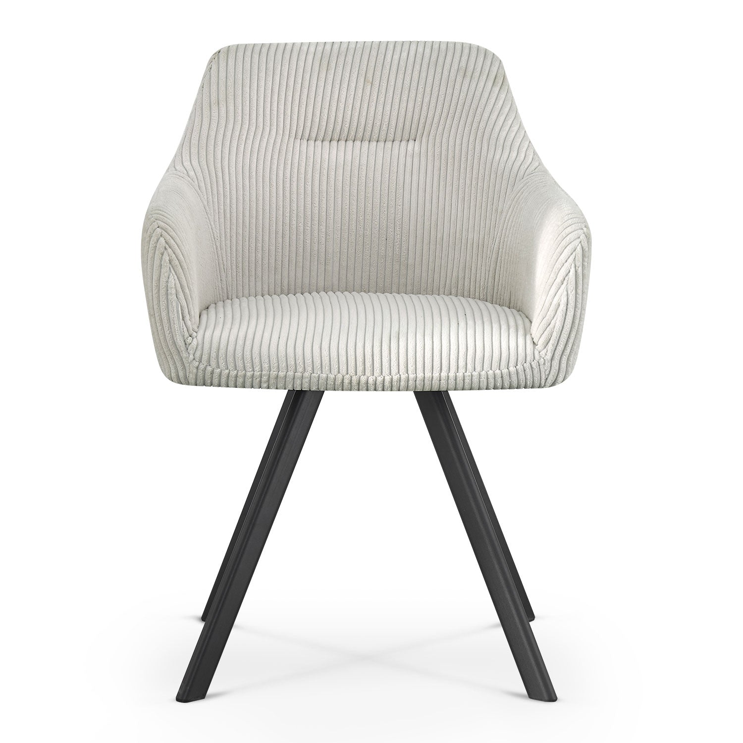 B-Ware Esszimmerstuhl CYRUS, 2er Set, Hellgrau | komfortabel & stilvoll | B&D home