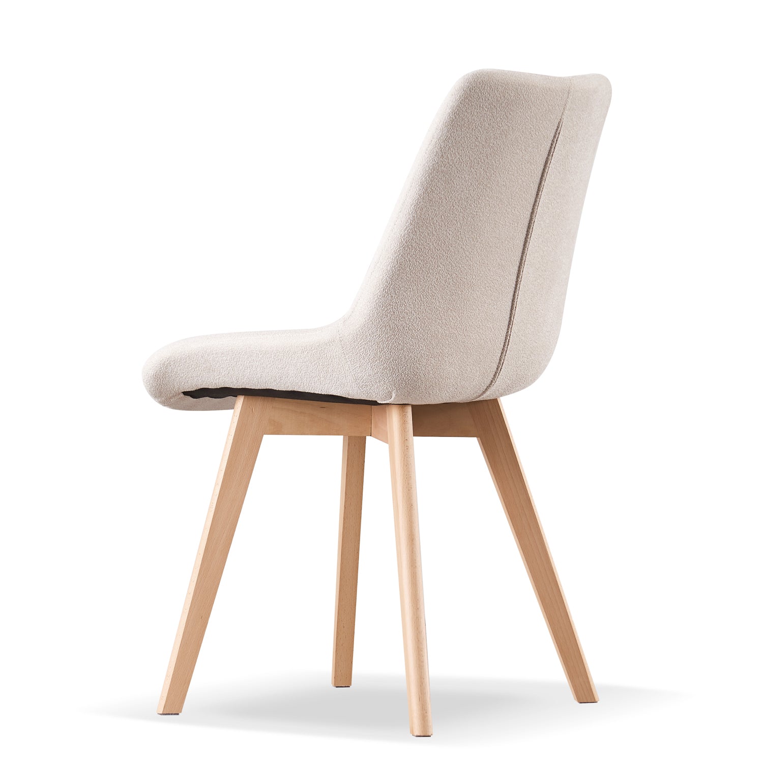 Esszimmerstühle 2er Set TANIA – Polsterstuhl mit Steppung & Holzbeinen | B&D home