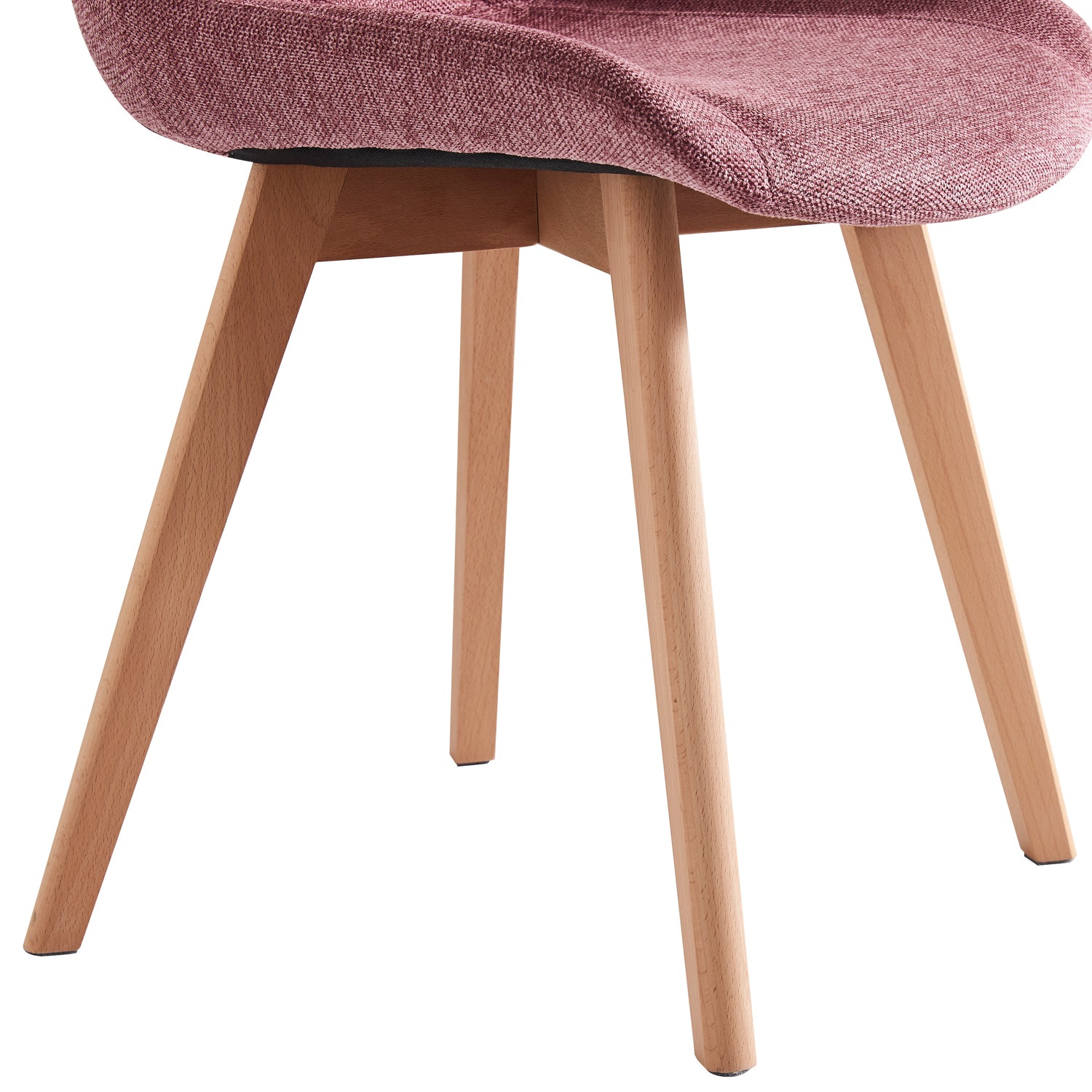 Esszimmerstühle 2er Set TANIA – Polsterstuhl mit Steppung & Holzbeinen | B&D home