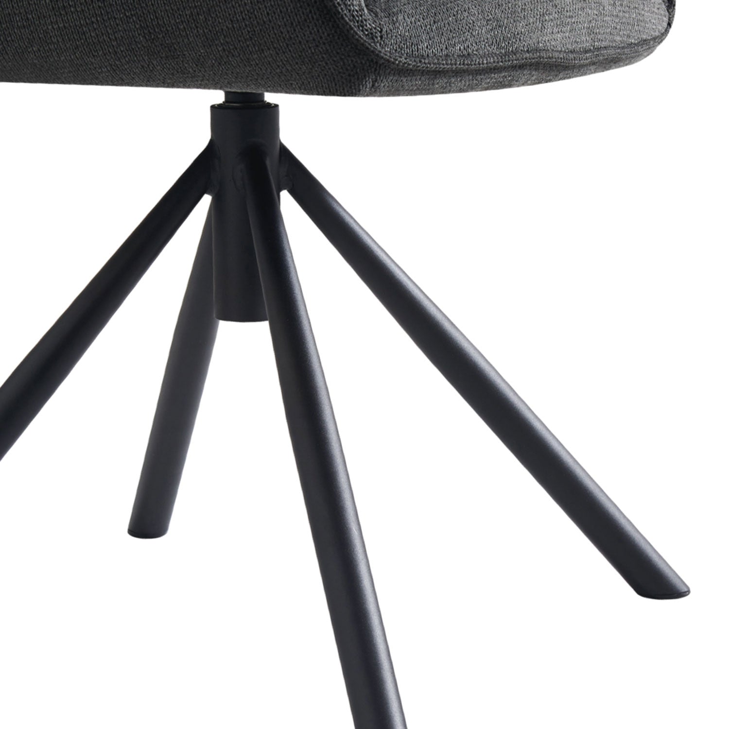 Esszimmerstuhl LATONA – Drehbarer Polsterstuhl mit Armlehne & Metallgestell | B&D home