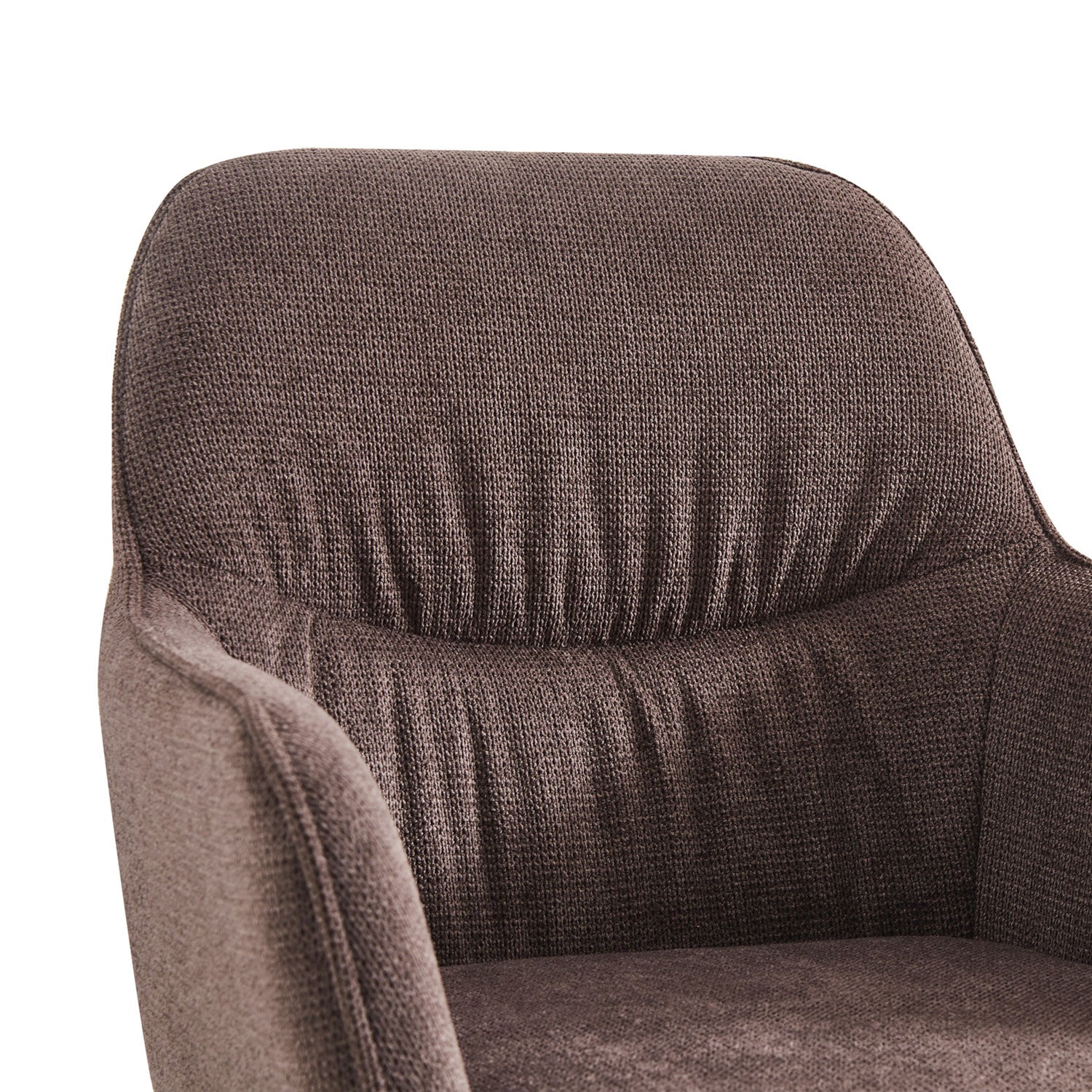 Esszimmerstuhl LATONA – Drehbarer Polsterstuhl mit Armlehne & Metallgestell | B&D home