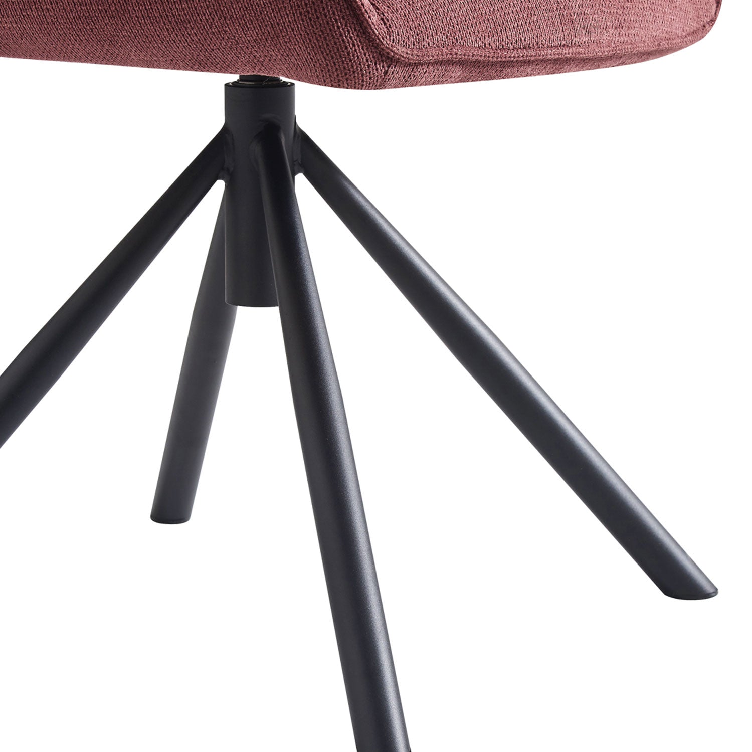 Esszimmerstuhl LATONA – Drehbarer Polsterstuhl mit Armlehne & Metallgestell | B&D home