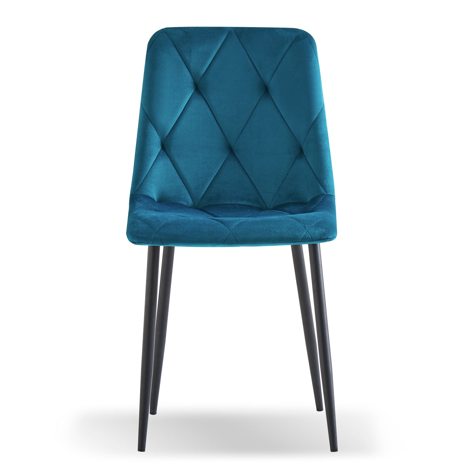 C-Ware Esszimmerstuhl VICKA, 4er Set, Petrol (ungeprüfte Retoure) | komfortabel & stilvoll | B&D home