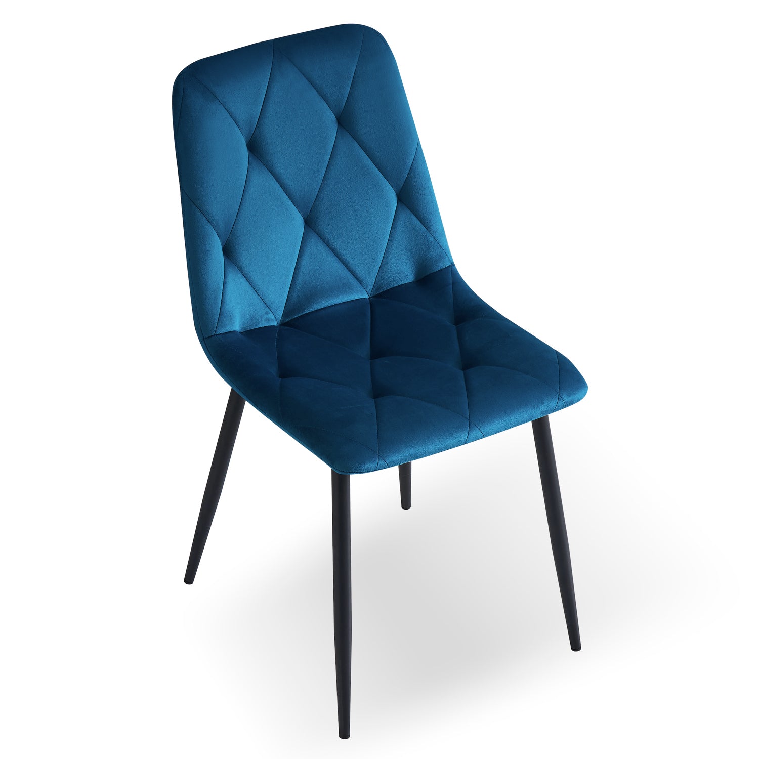 C-Ware Esszimmerstuhl VICKA, 4er Set, Petrol (ungeprüfte Retoure) | komfortabel & stilvoll | B&D home