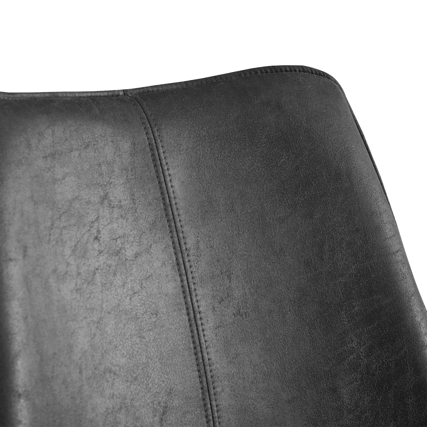 Esszimmerstühle 2er Set MATS – Polsterstuhl in Vintage-Lederoptik mit Metallgestell | B&D home