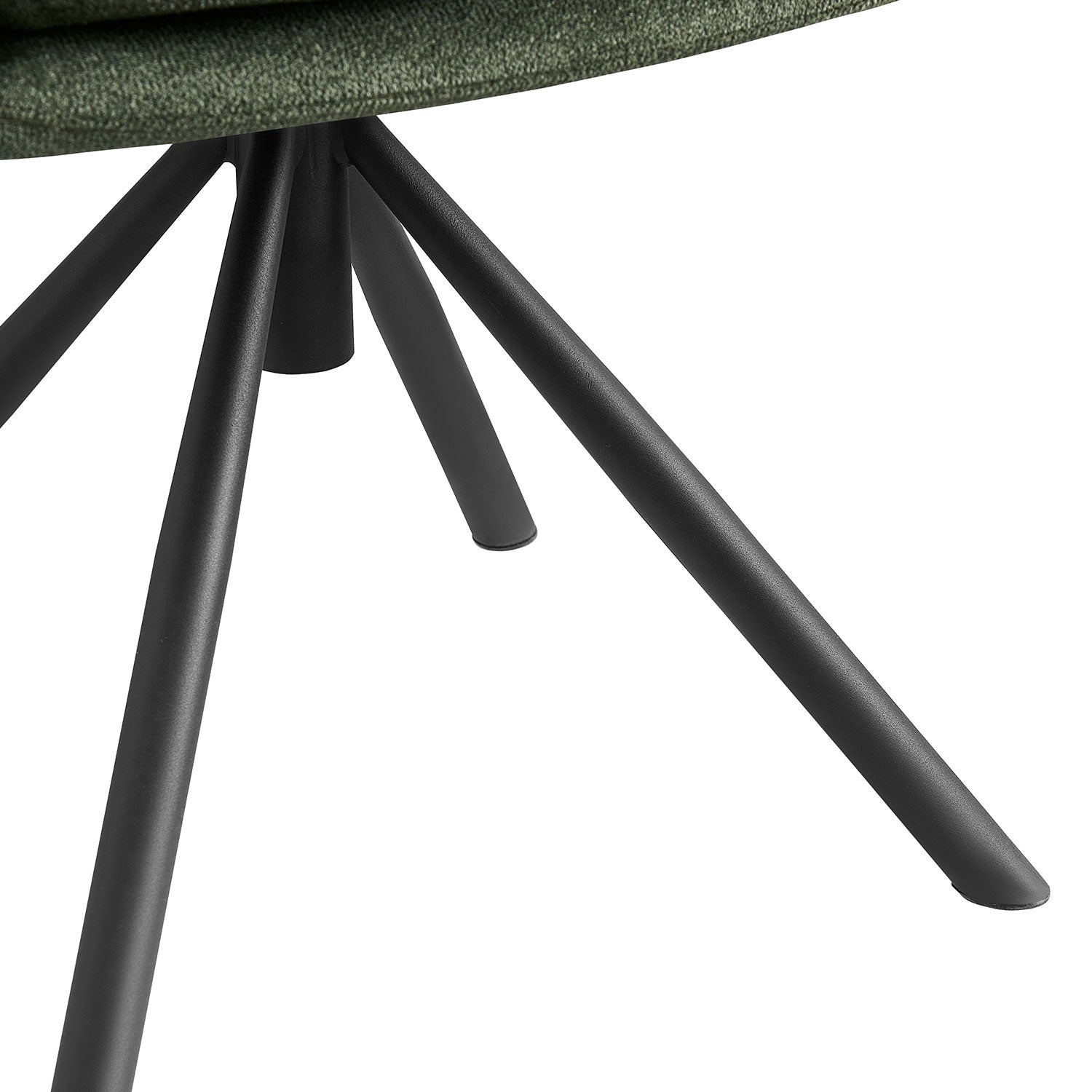 Esszimmerstuhl CAZAR – Drehbarer Polsterstuhl mit Armlehne & Metallgestell | B&D home