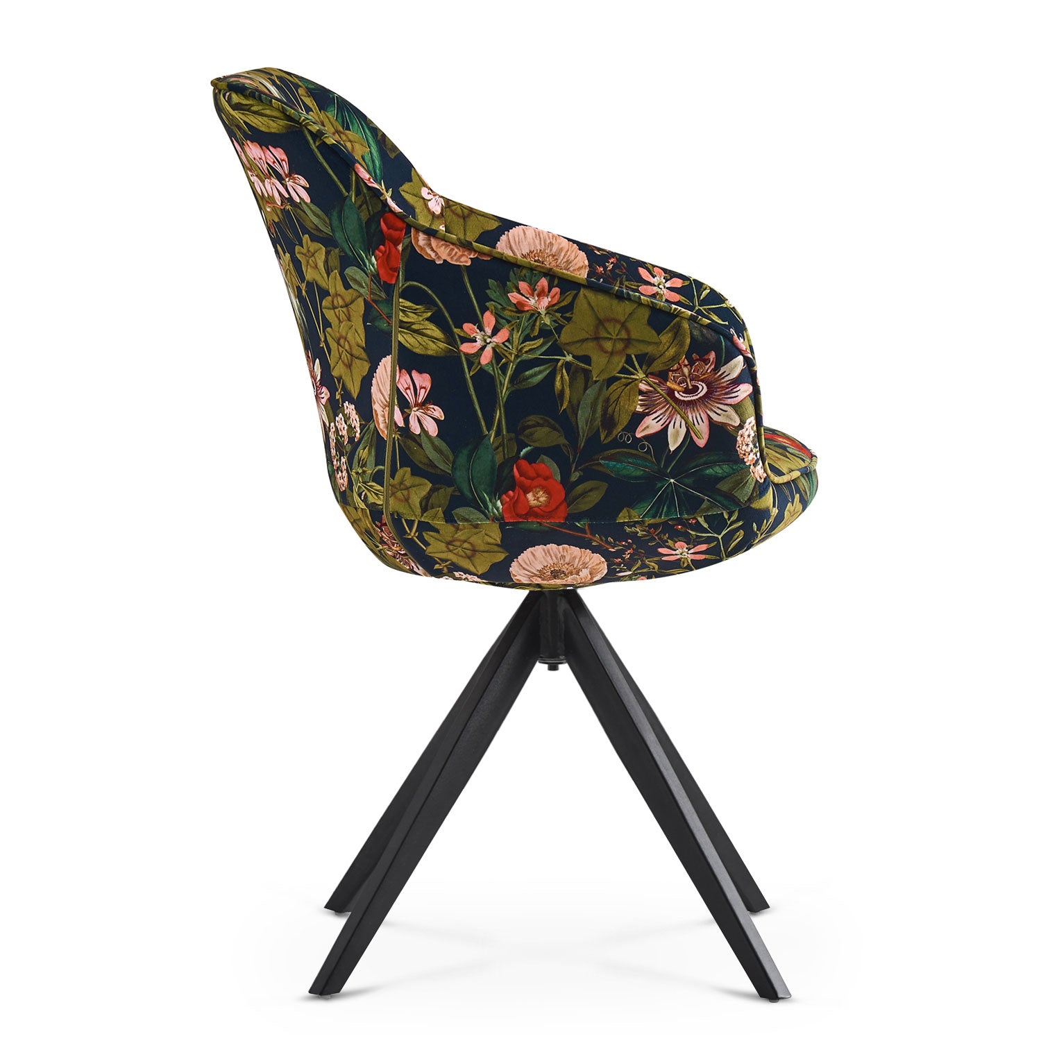 Esszimmerstuhl ARVIT – Drehbarer Stuhl mit Armlehnen & Cord oder Wildlederoptik | B&D home
