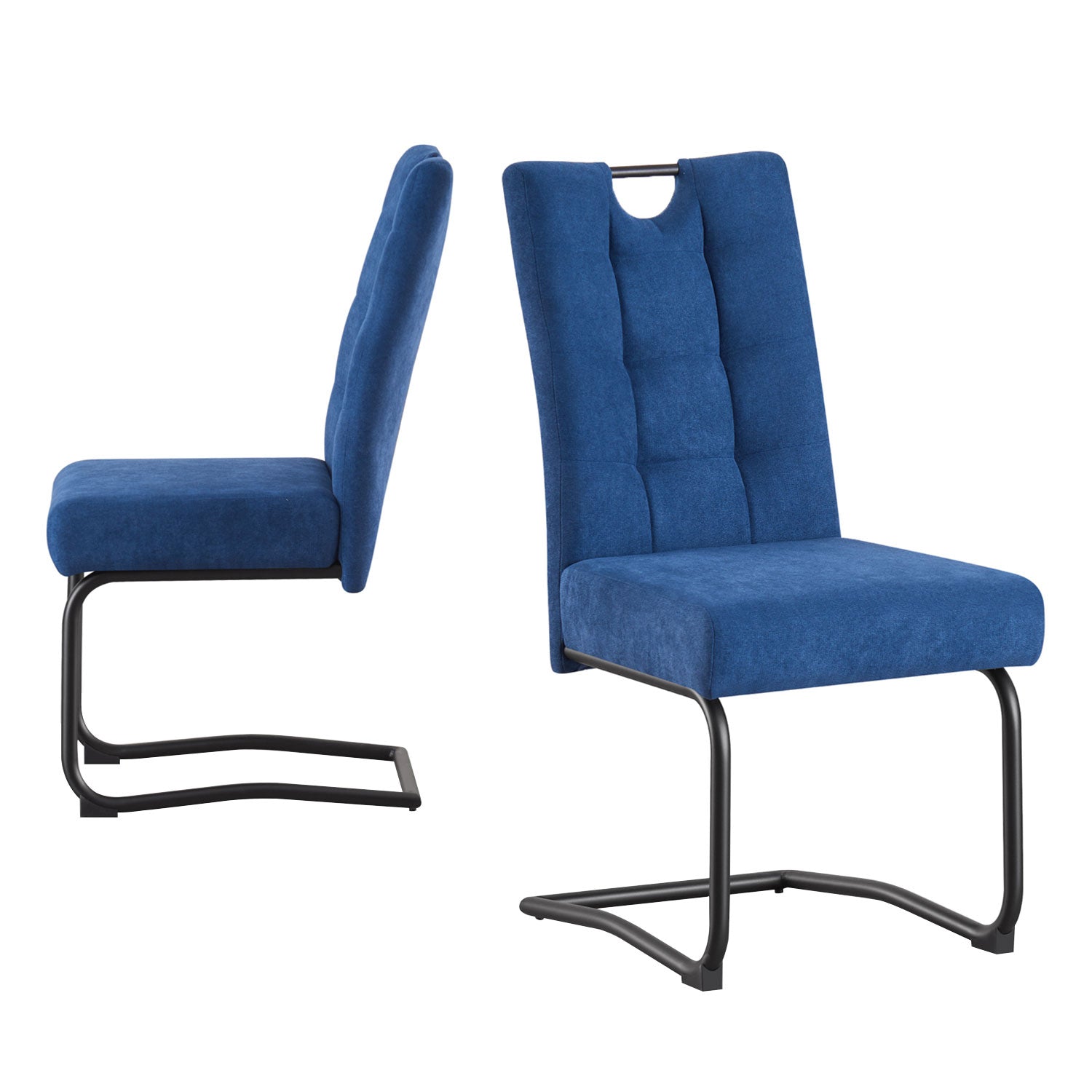 B-Ware Esszimmerstuhl SOFIA, 2er Set, Blau | komfortabel & stilvoll | B&D home
