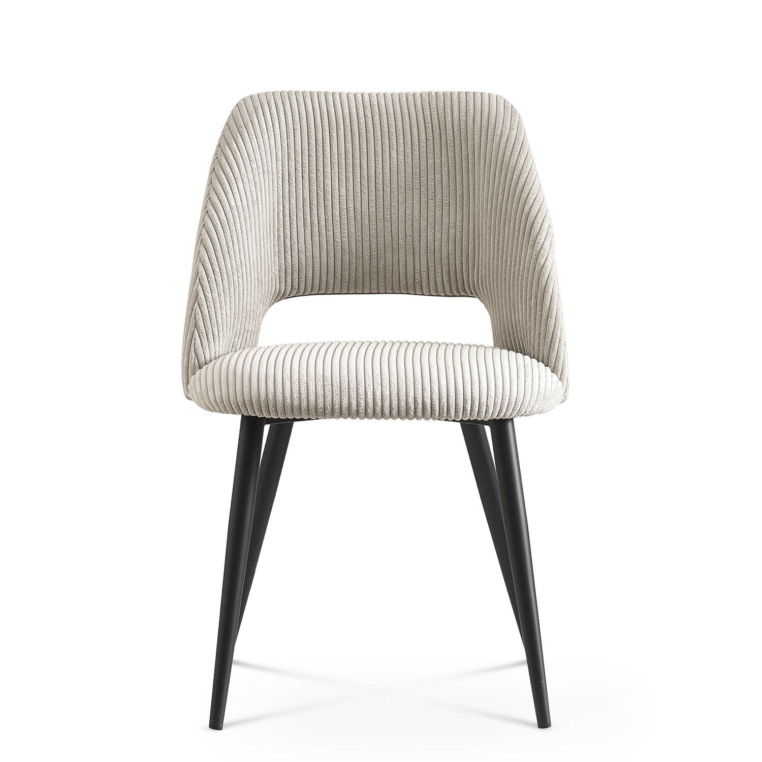 B-Ware Esszimmerstuhl VICKY, 2er Set, Grau | komfortabel & stilvoll | B&D home
