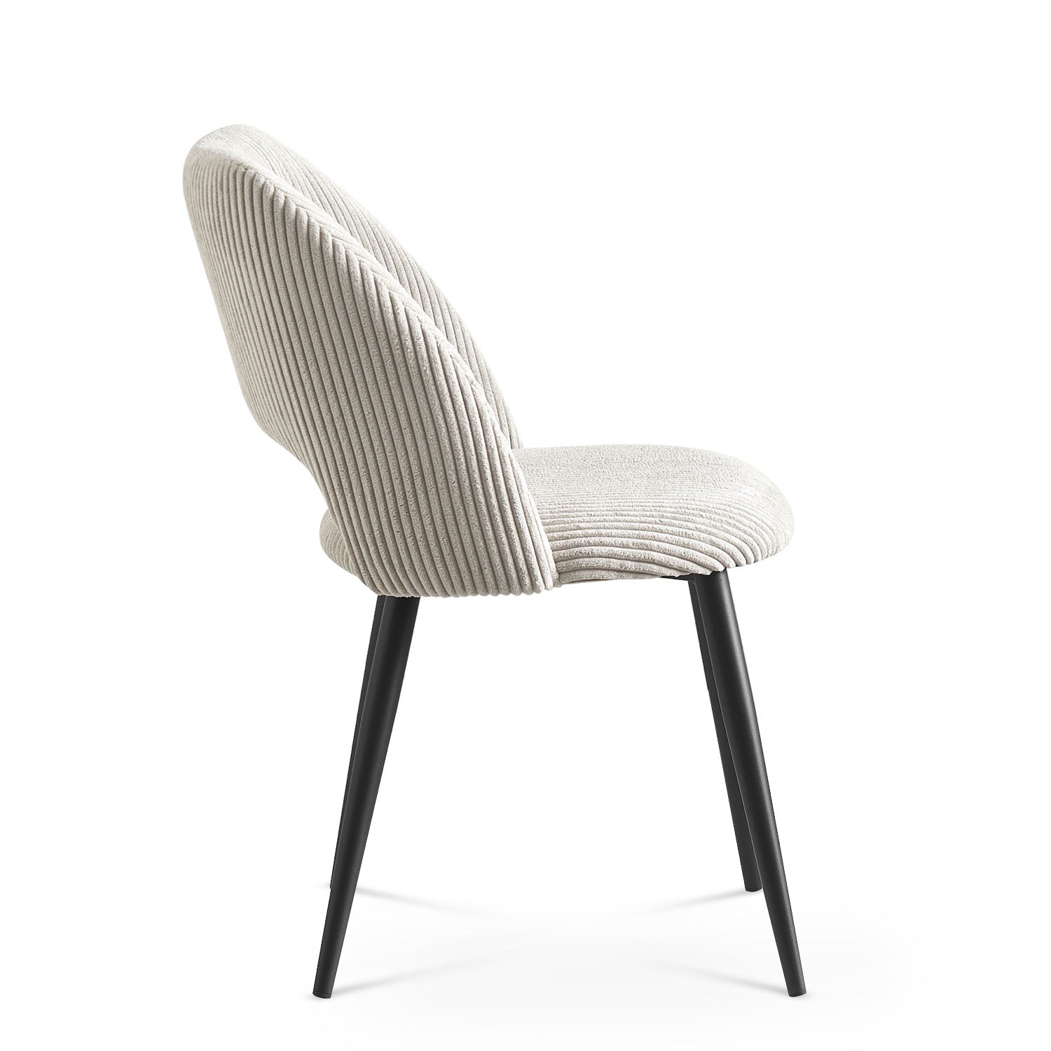 B-Ware Esszimmerstuhl VICKY, 2er Set, Grau | komfortabel & stilvoll | B&D home