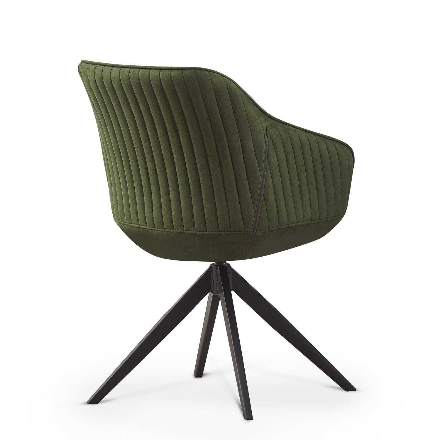 Esszimmerstuhl KATJA – 360° Drehstuhl mit Armlehne & Steppdesign | B&D home
