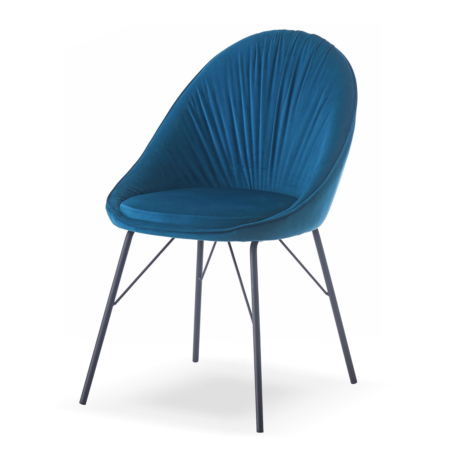 C-Ware Esszimmerstuhl MILA, 2er Set, Blau (ungeprüfte Retoure) | komfortabel & stilvoll | B&D home