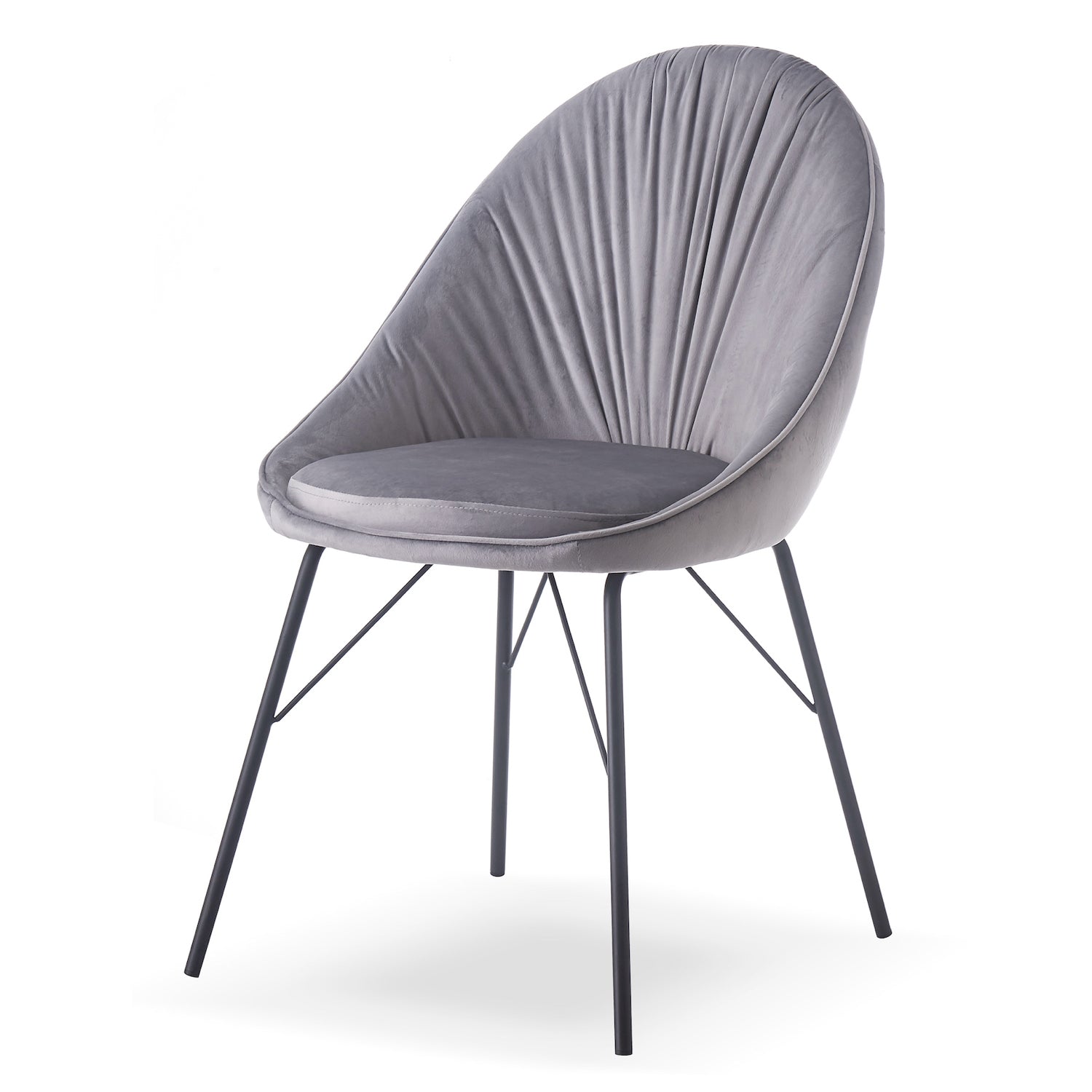 C-Ware Esszimmerstuhl MILA, 2er Set, Grau (ungeprüfte Retoure) | komfortabel & stilvoll | B&D home