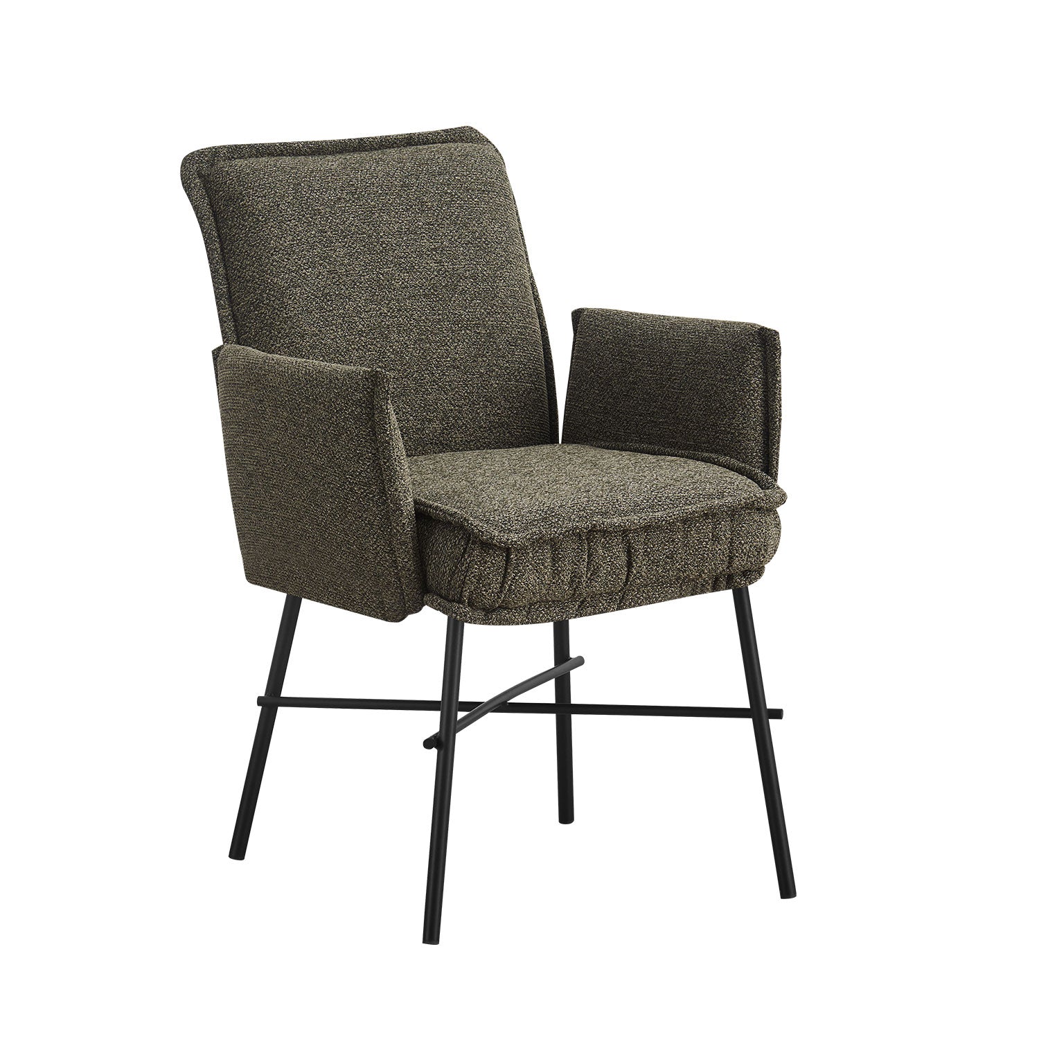 B-Ware Esszimmerstuhl JÜRGEN, Dunkelgrün | komfortabel & stilvoll | B&D home