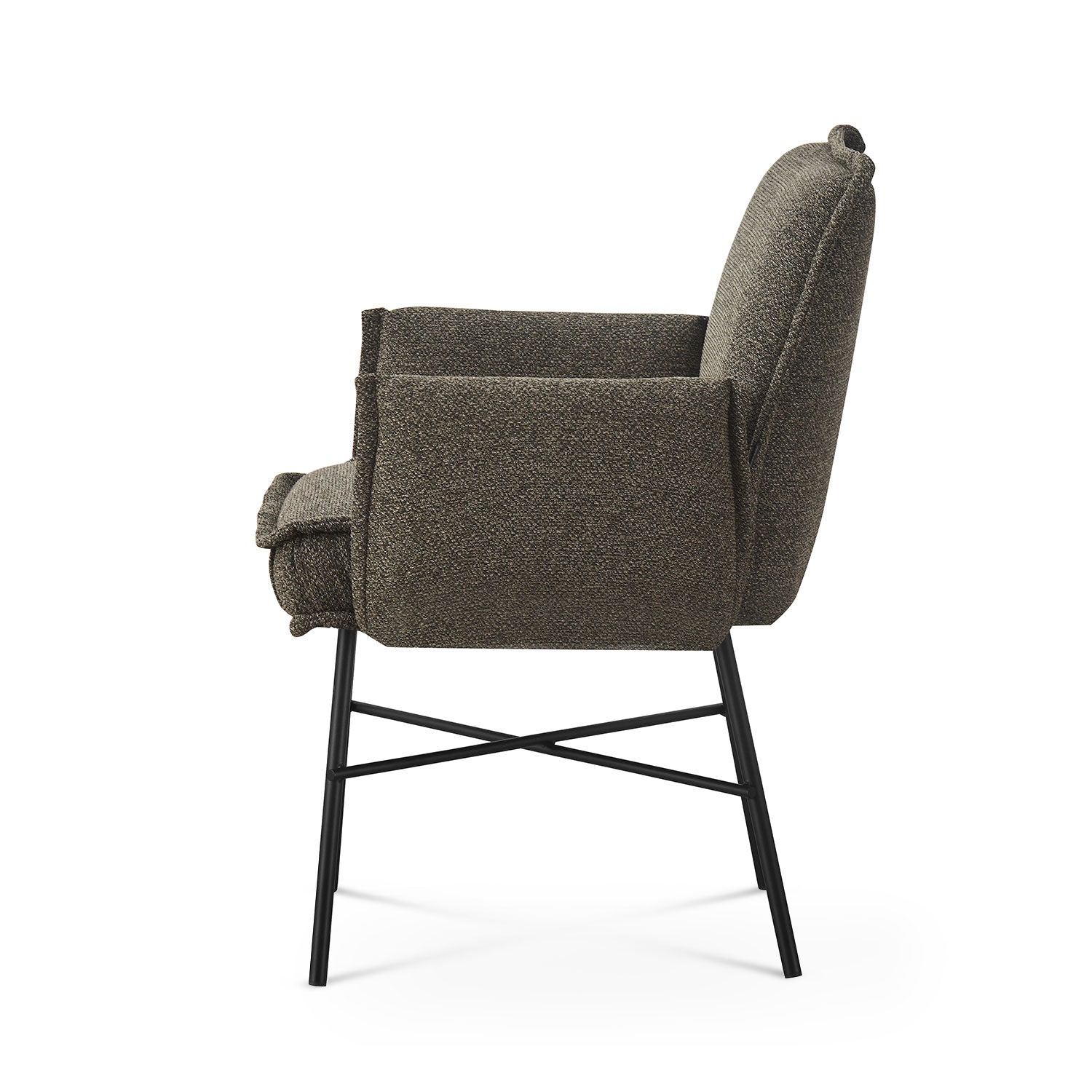 B-Ware Esszimmerstuhl JÜRGEN, Dunkelgrün | komfortabel & stilvoll | B&D home