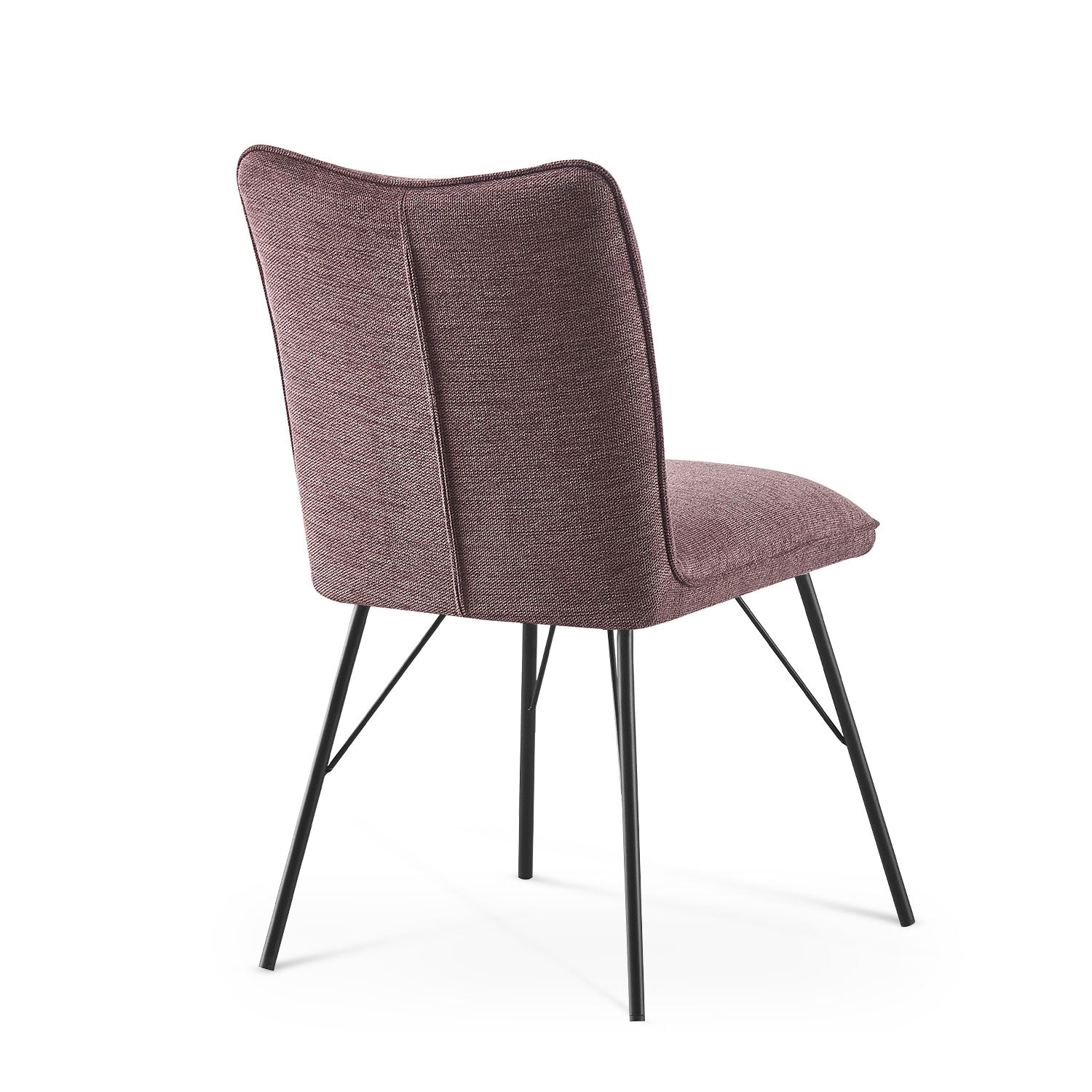 Esszimmerstühle 2er Set NELE – Polsterstuhl mit Steppung & Metallgestell | B&D home