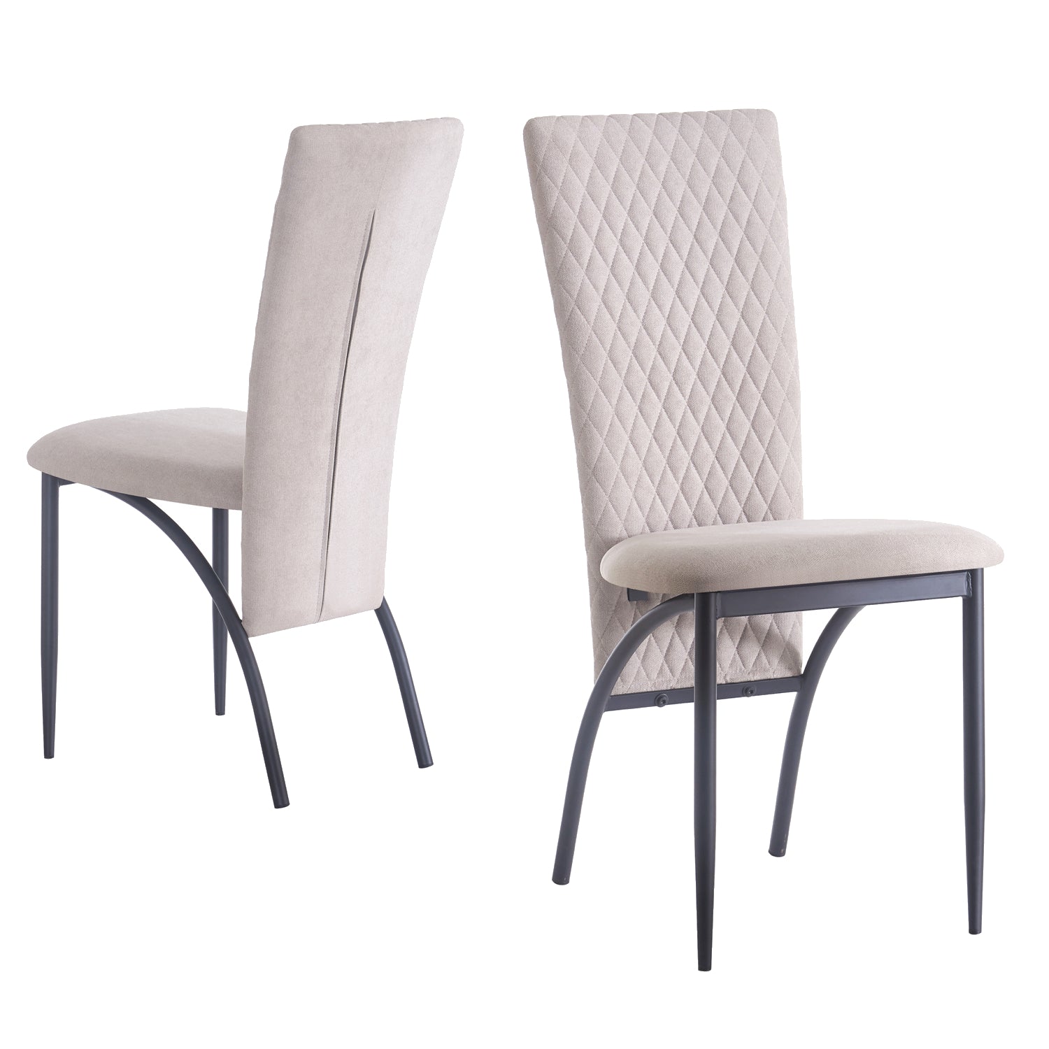 C-Ware Esszimmerstuhl THADDÄUS, 2er Set, Grau (ungeprüfte Retoure) | komfortabel & stilvoll | B&D home