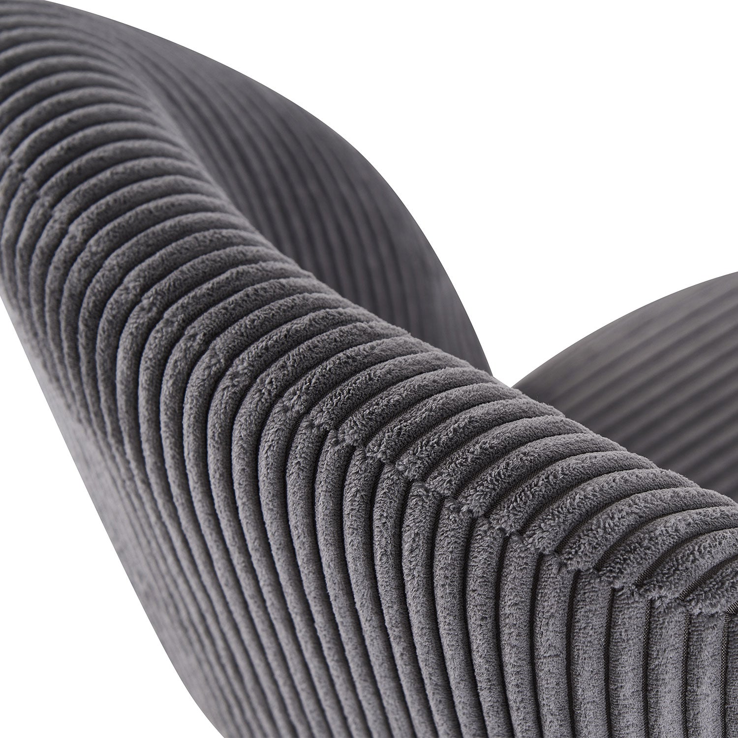 Esszimmerstühle 2er Set VICKY – Polsterstuhl aus Cordstoff mit Metallgestell | B&D home