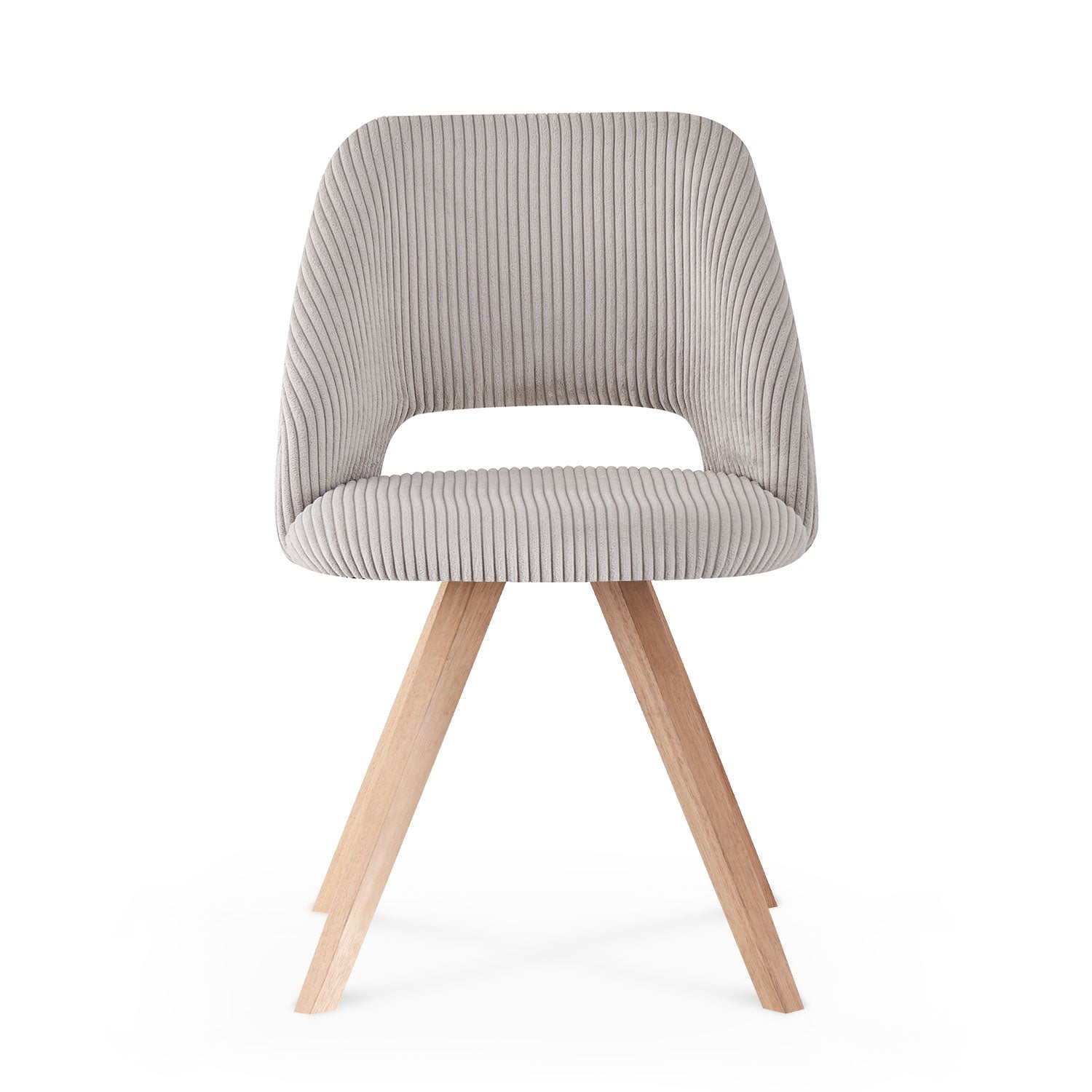 B-Ware Esszimmerstuhl MARY, 2er Set, Grau | komfortabel & stilvoll | B&D home