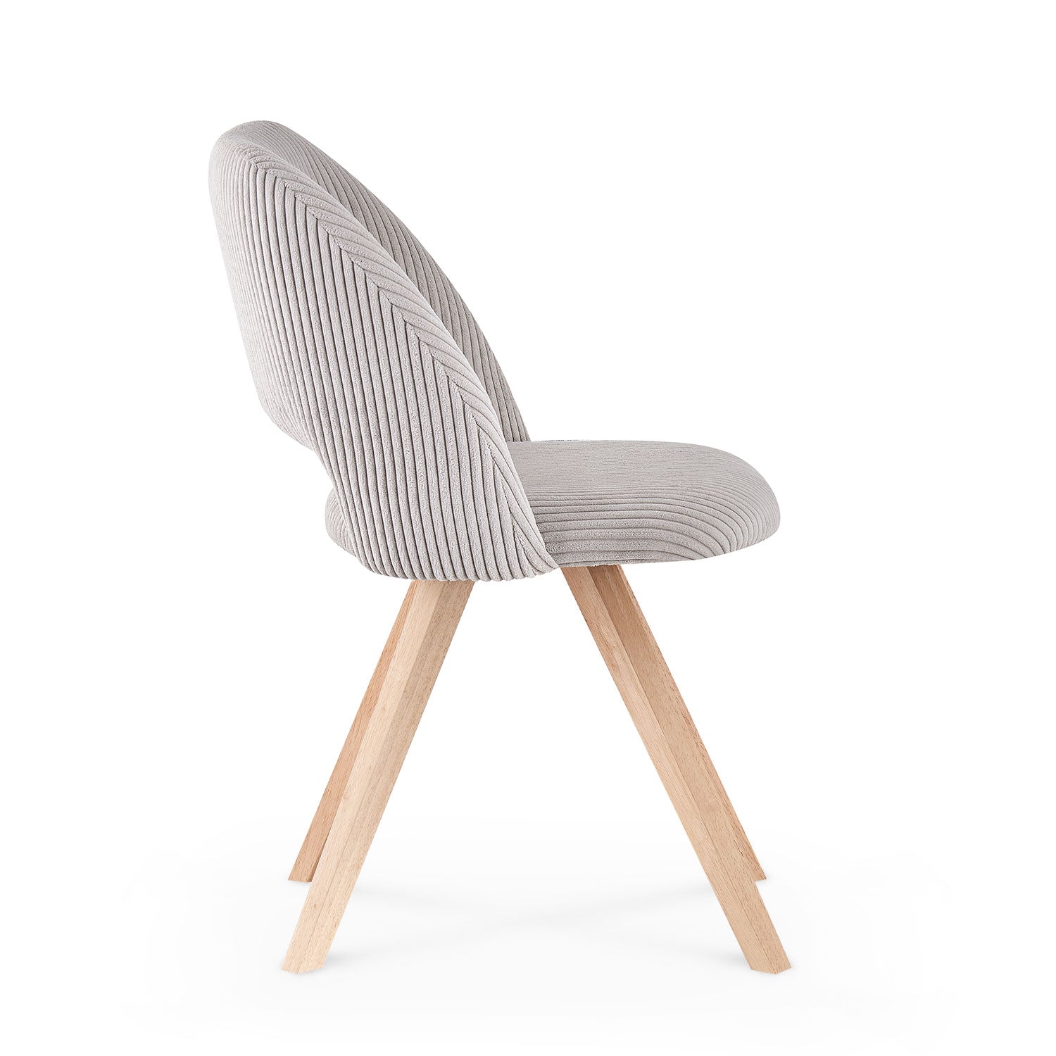 B-Ware Esszimmerstuhl MARY, 2er Set, Grau | komfortabel & stilvoll | B&D home