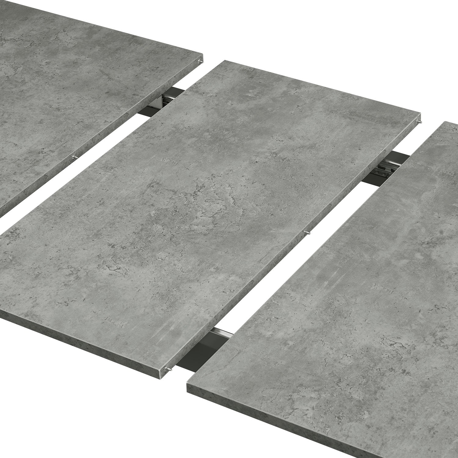 Esstisch MARA – Ausziehbarer Tisch mit Keramik-Tischplatte & Metallgestell | B&D home