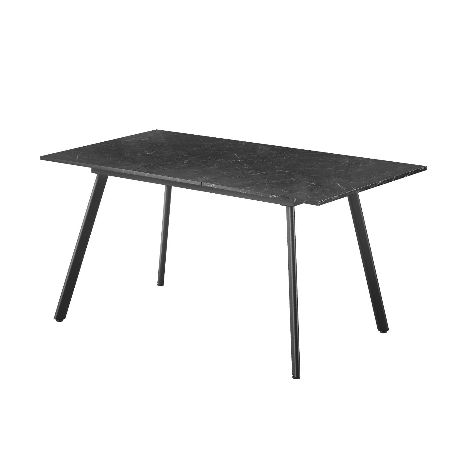 Esstisch MARA – Ausziehbarer Tisch mit Keramik-Tischplatte & Metallgestell | B&D home