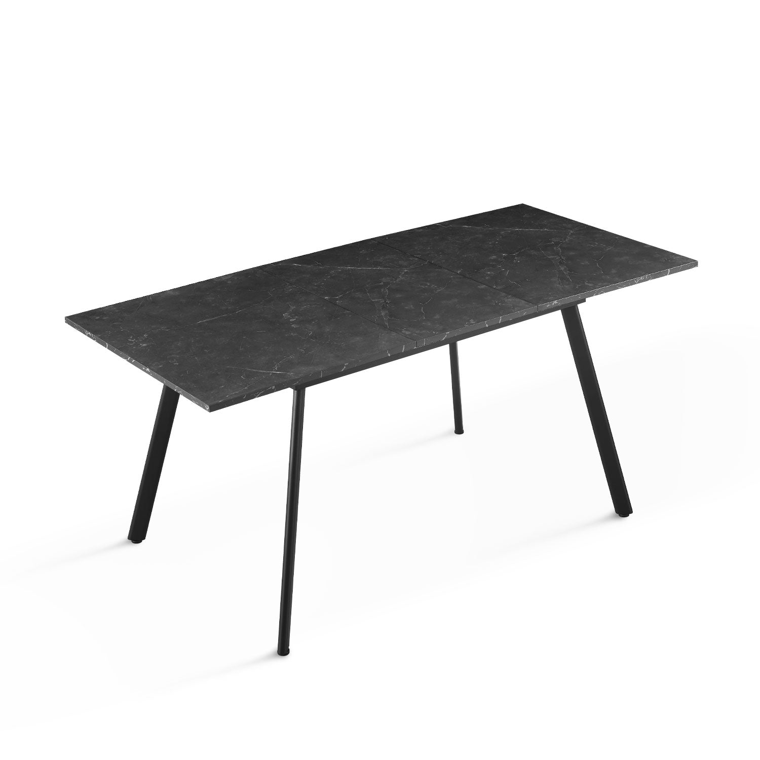 Esstisch MARA – Ausziehbarer Tisch mit Keramik-Tischplatte & Metallgestell | B&D home