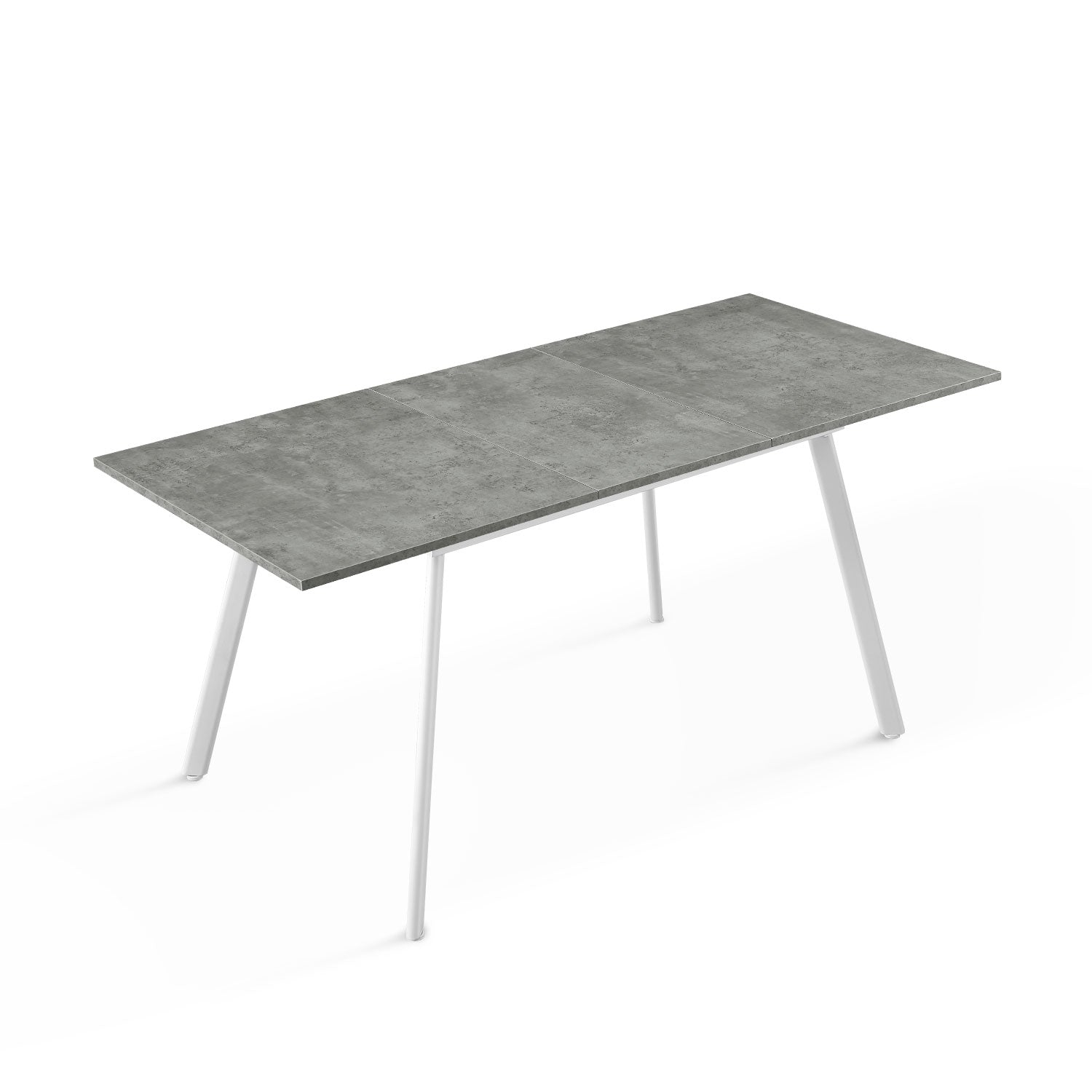 B-Ware Ausziehtisch LIV, Rund, Beton | praktisch & modern | B&D home