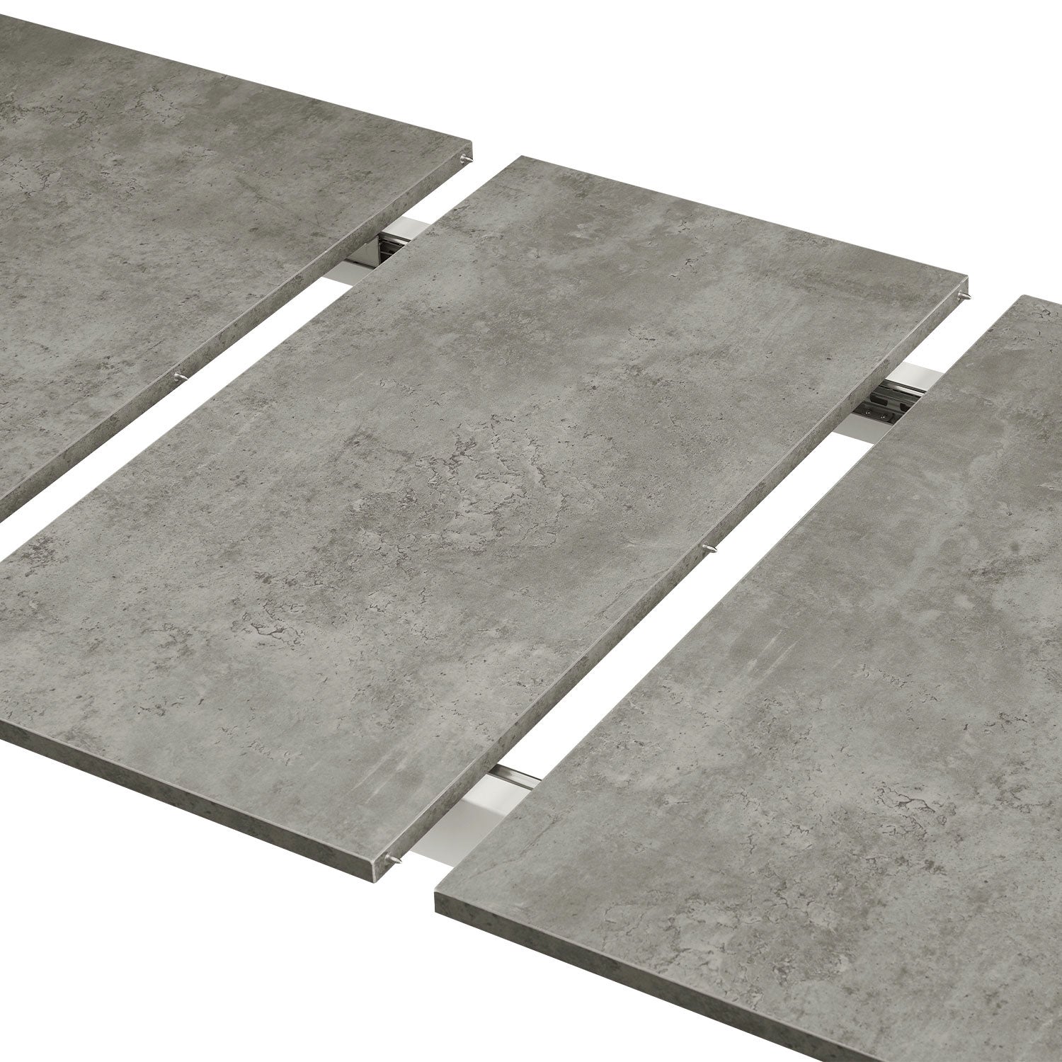 B-Ware Ausziehtisch LIV, Rund, Beton | praktisch & modern | B&D home