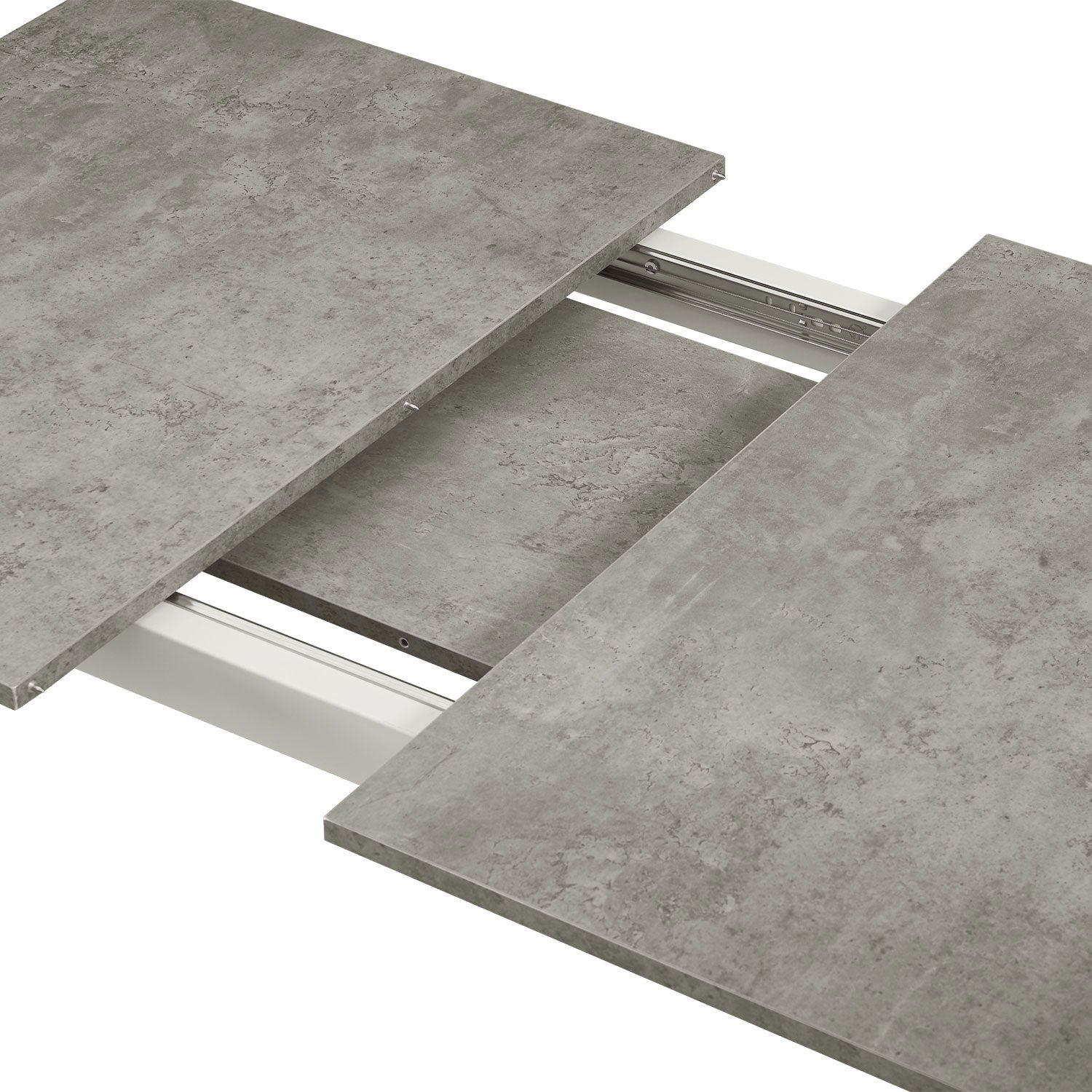 B-Ware Ausziehtisch LIV, Rund, Beton | praktisch & modern | B&D home