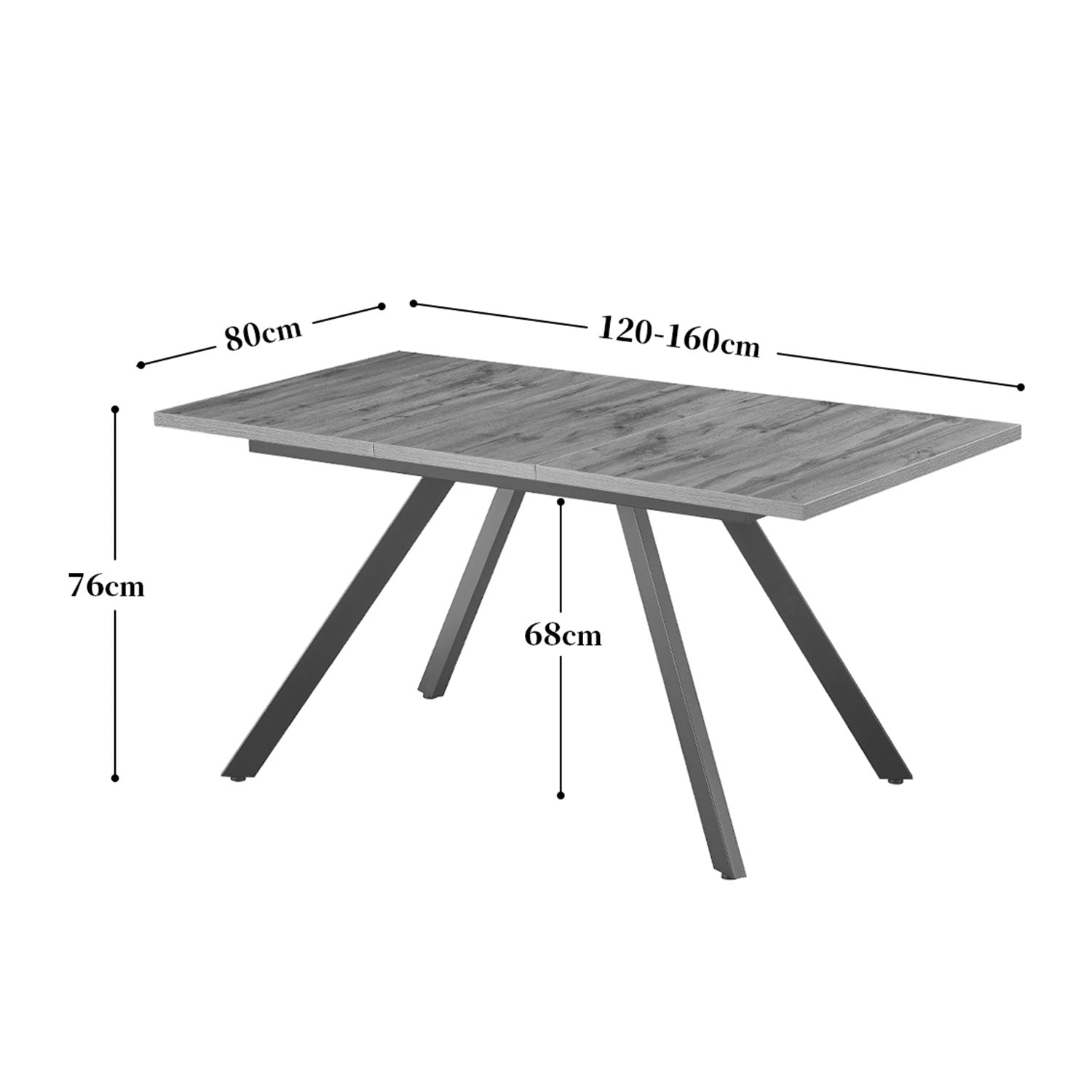 B-Ware Esstisch LIA, Wildeiche | praktisch & modern | B&D home