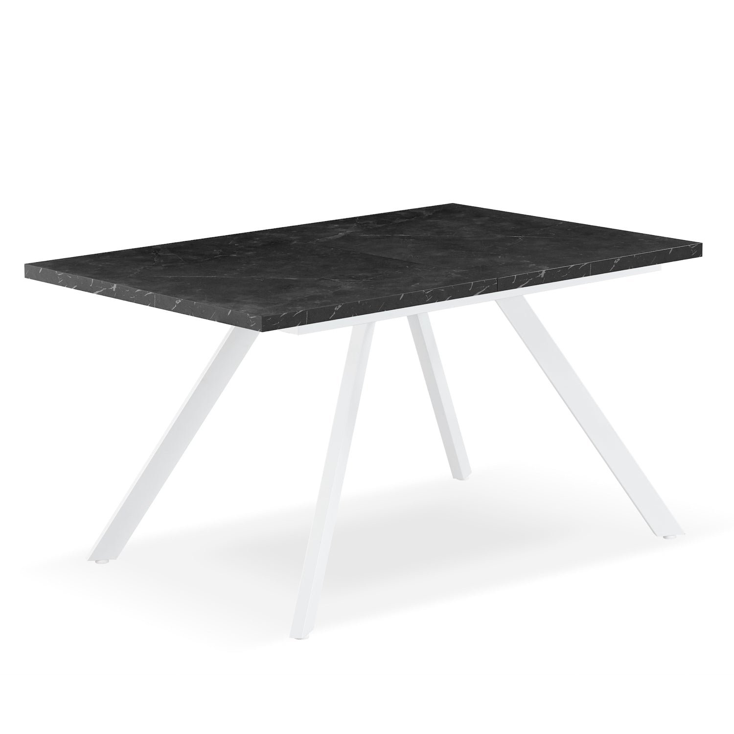 B-Ware Esstisch SVEN, Marmor-Schwarz | praktisch & modern | B&D home