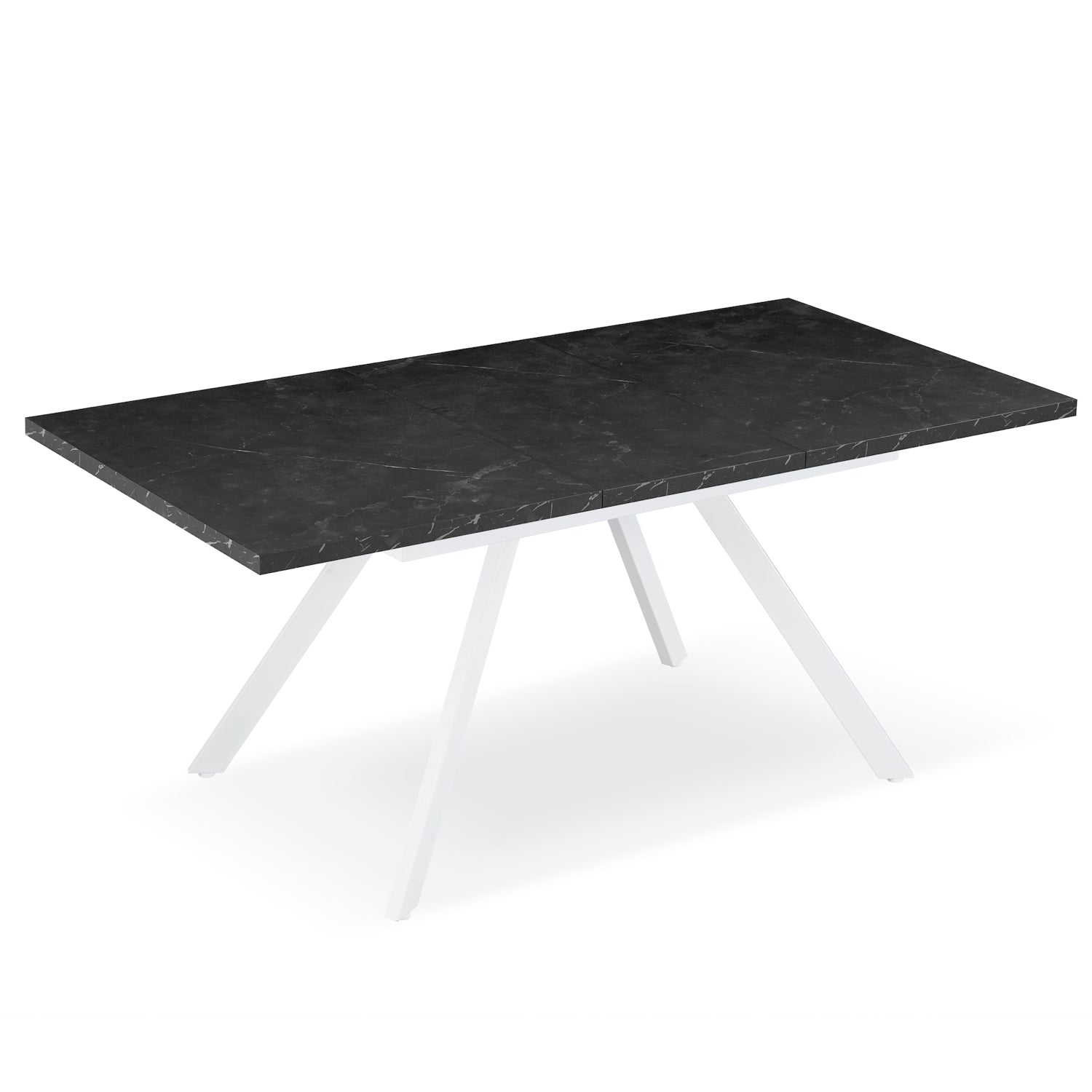 B-Ware Esstisch SVEN, Marmor-Schwarz | praktisch & modern | B&D home