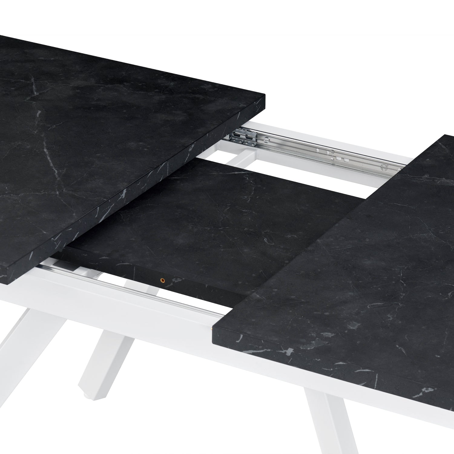B-Ware Esstisch SVEN, Marmor-Schwarz | praktisch & modern | B&D home
