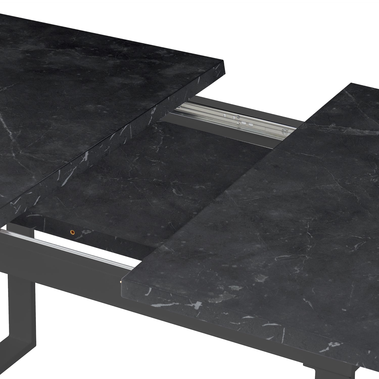 B-Ware Ausziehtisch ANNA, Marmor-Schwarz | praktisch & modern | B&D home